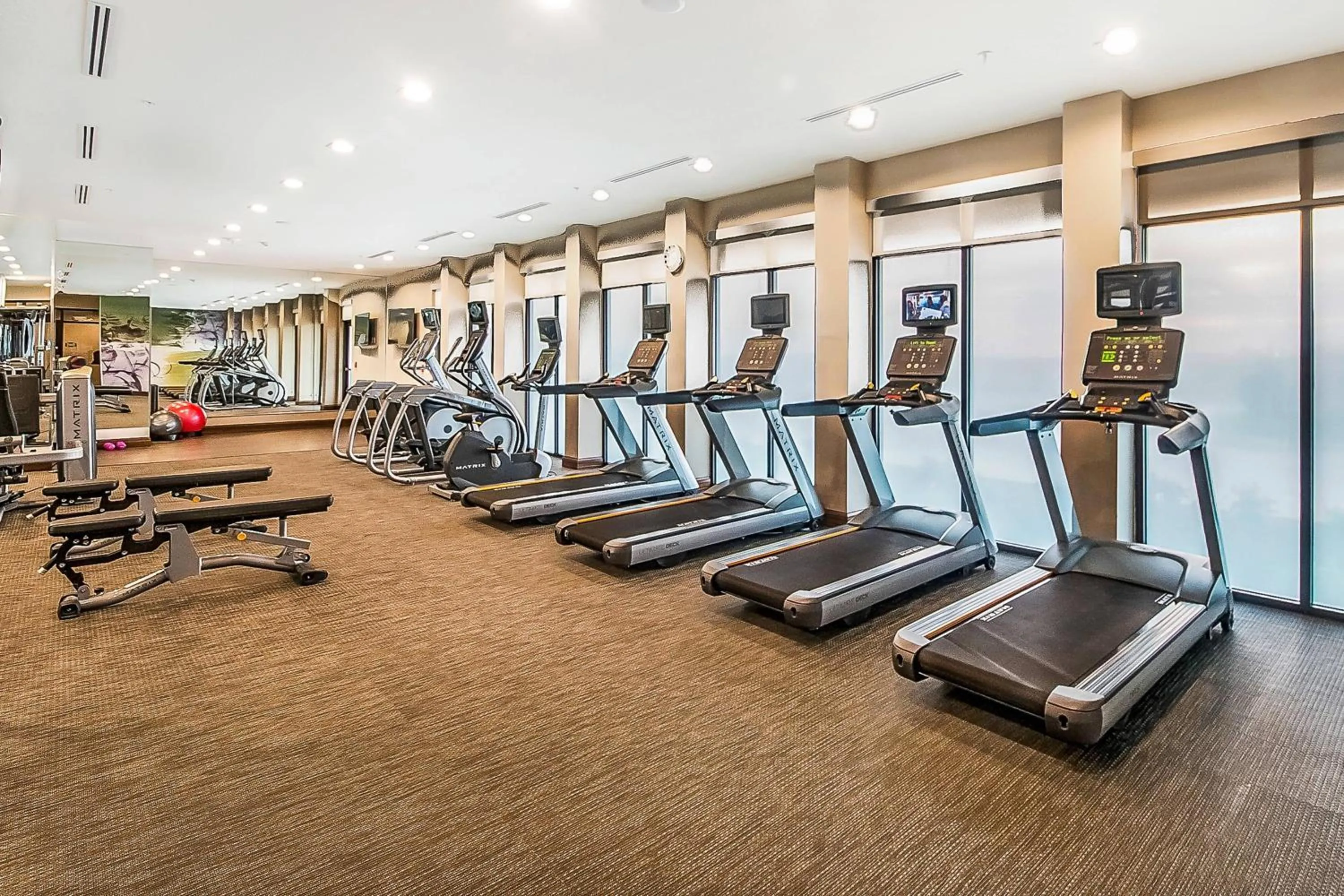 Fitness centre/facilities in Courtyard by Marriott Longview North