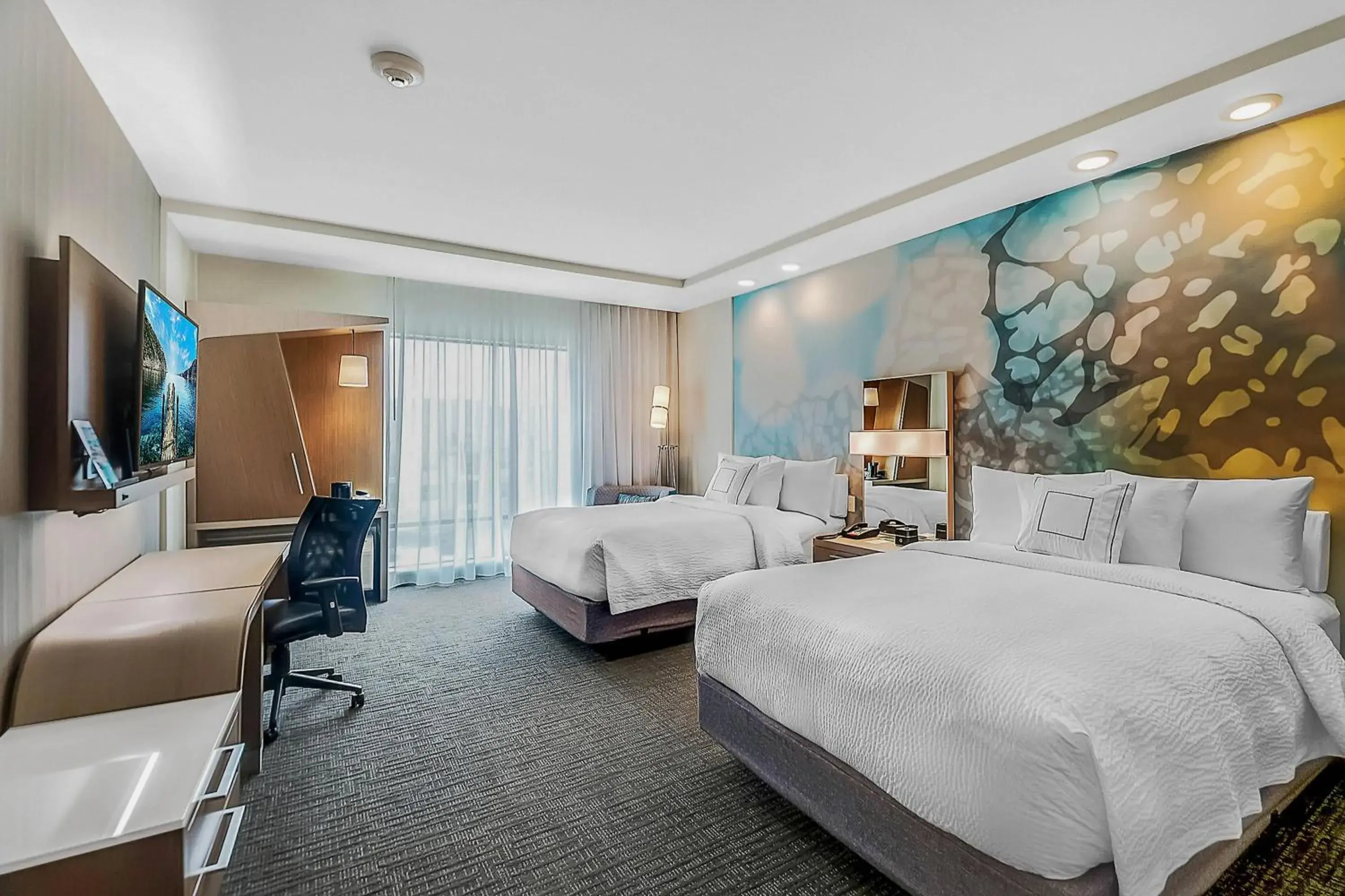 Double Queen Room in Courtyard by Marriott Longview North Double Queen Room in Courtyard by Marriott Longview North