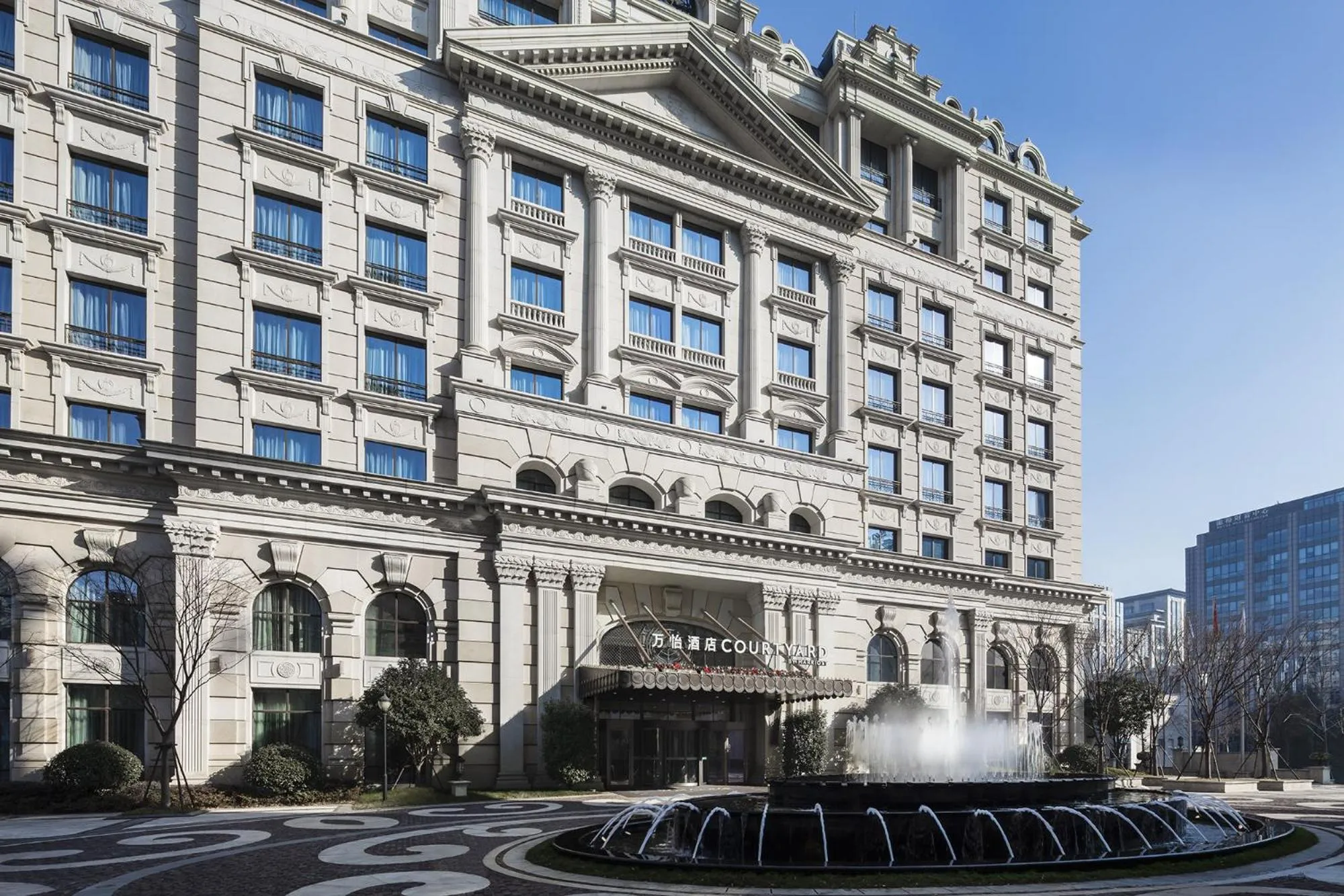 Property building in Courtyard by Marriott Shanghai Changfeng Park