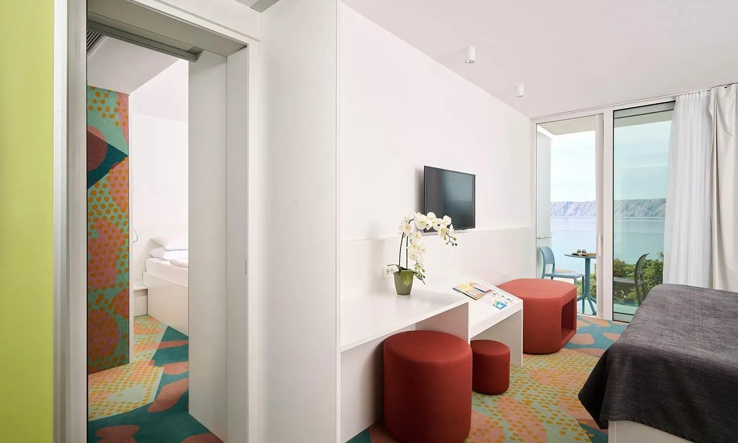 Bed in Aminess Vival Lišanj Family Hotel