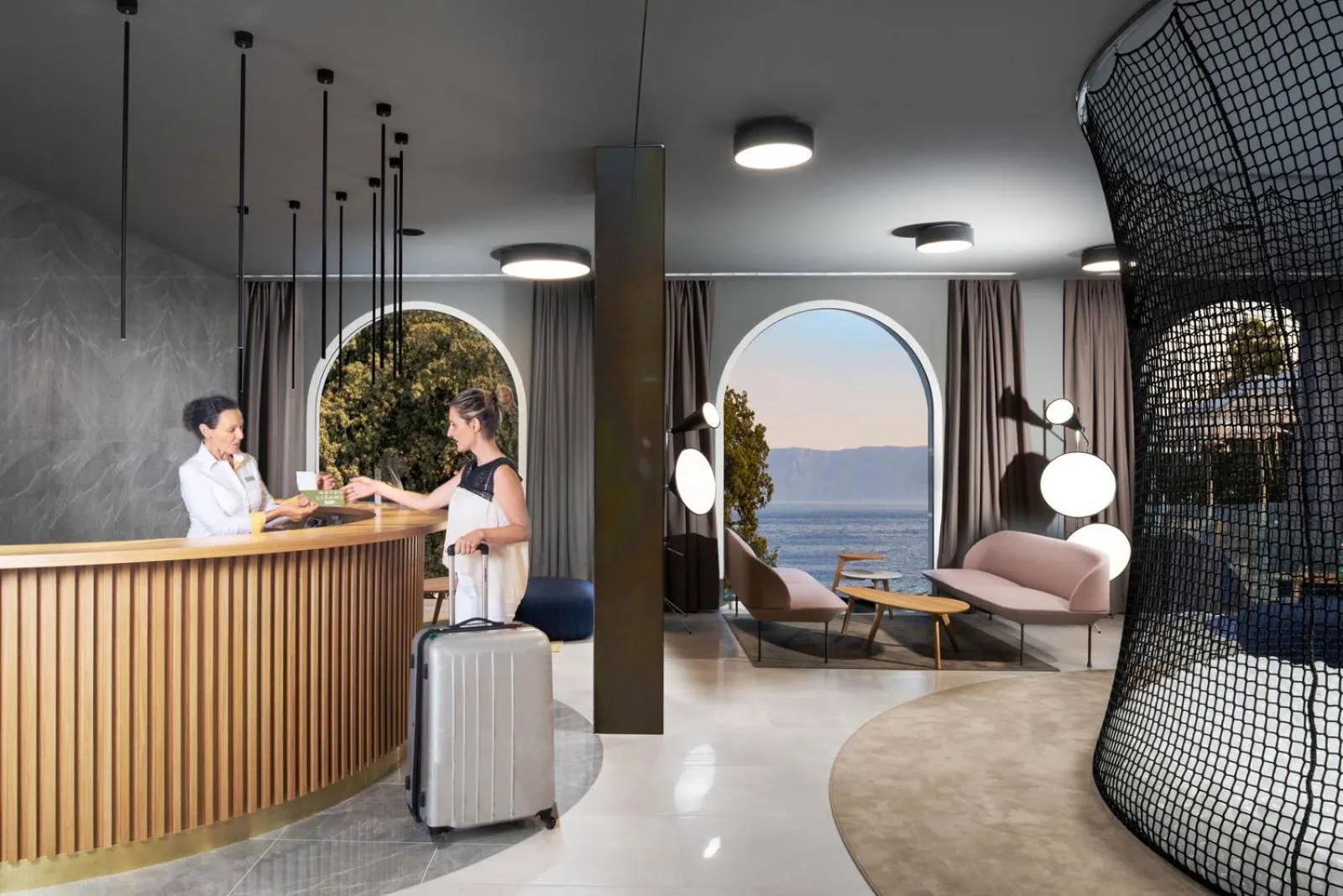 Lobby or reception in Aminess Vival Lišanj Family Hotel