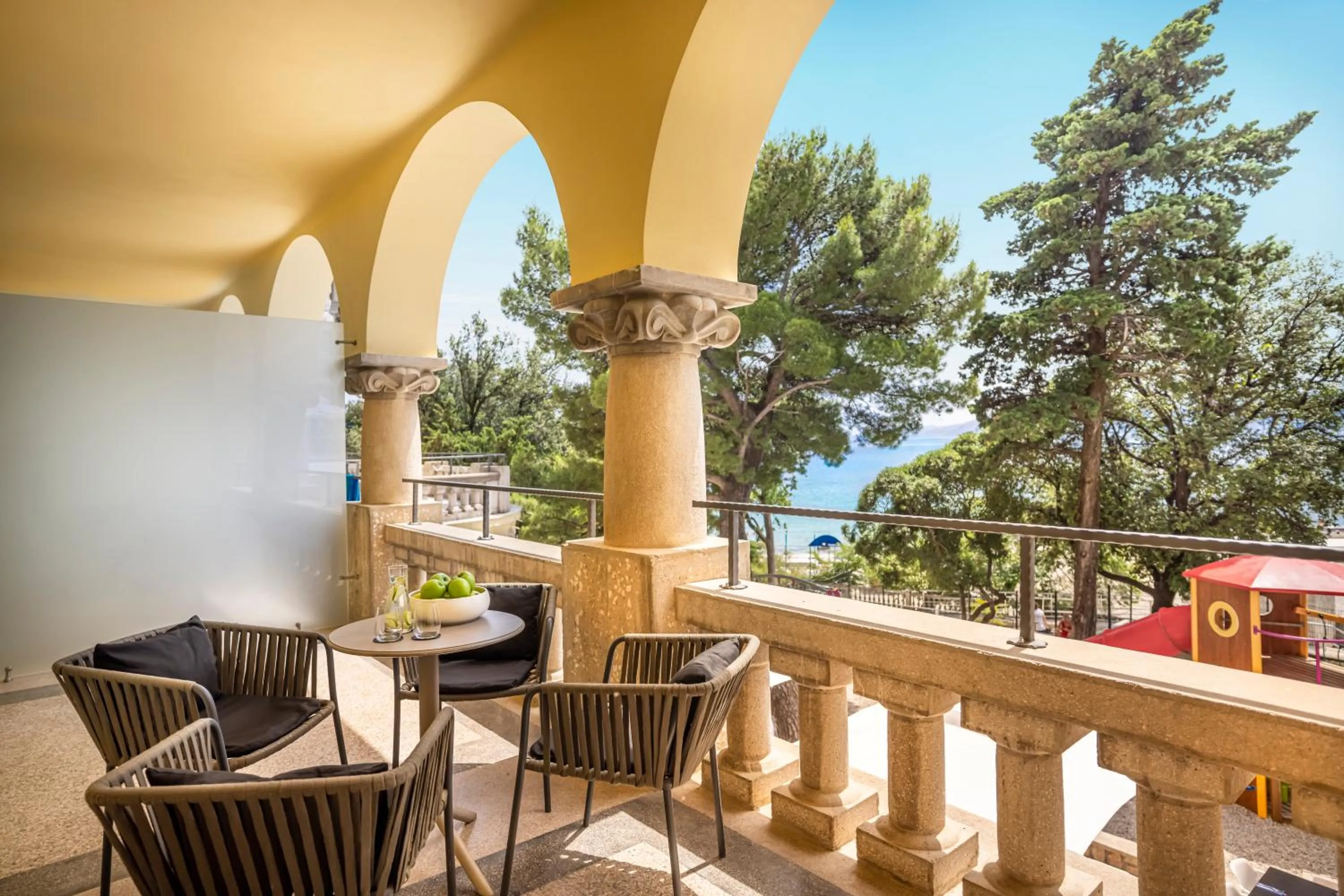 Balcony/Terrace in Aminess Vival Lišanj Family Hotel