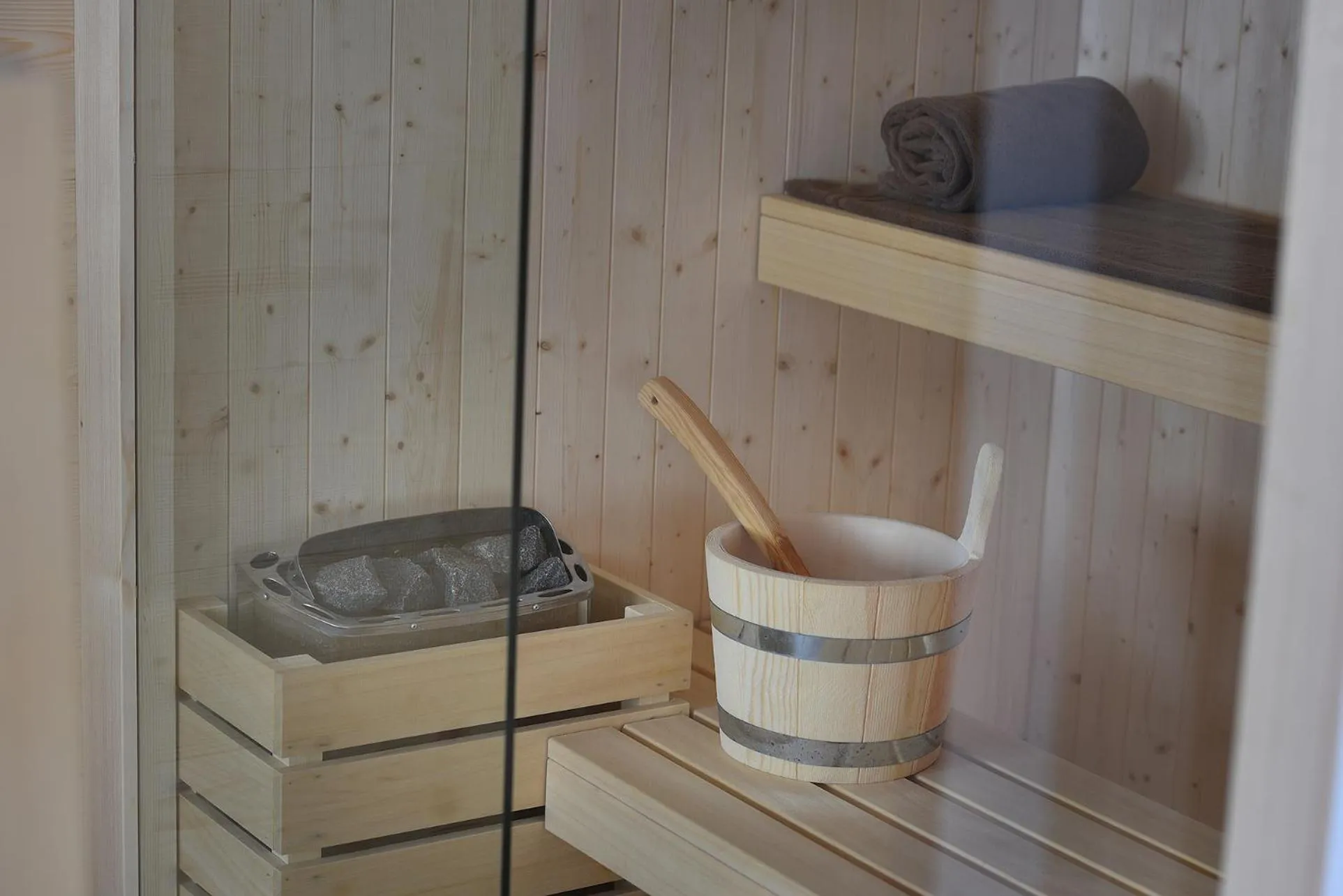 Sauna in Hotel Valtellina