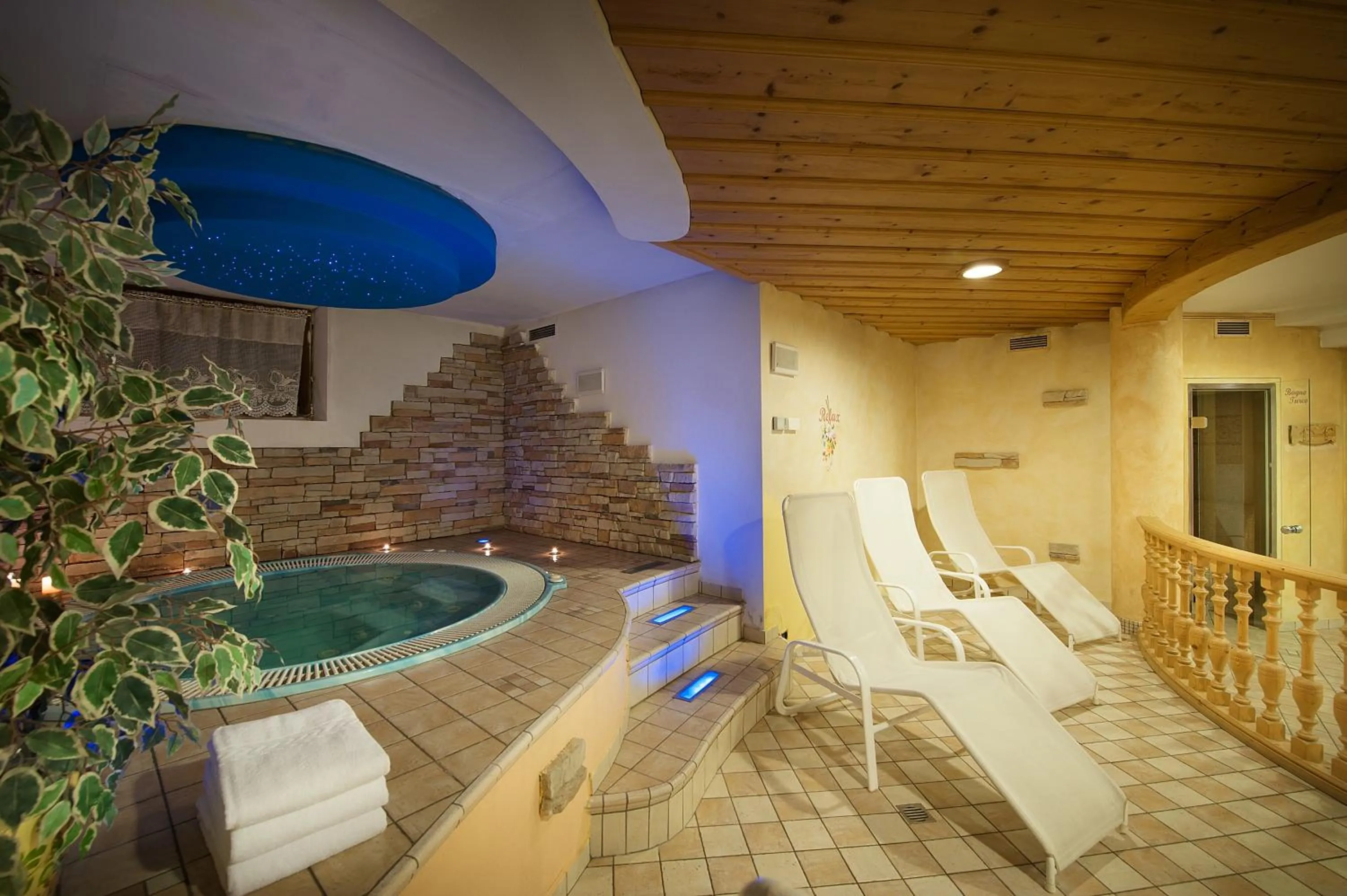 Spa and wellness centre/facilities in Hotel Valtellina
