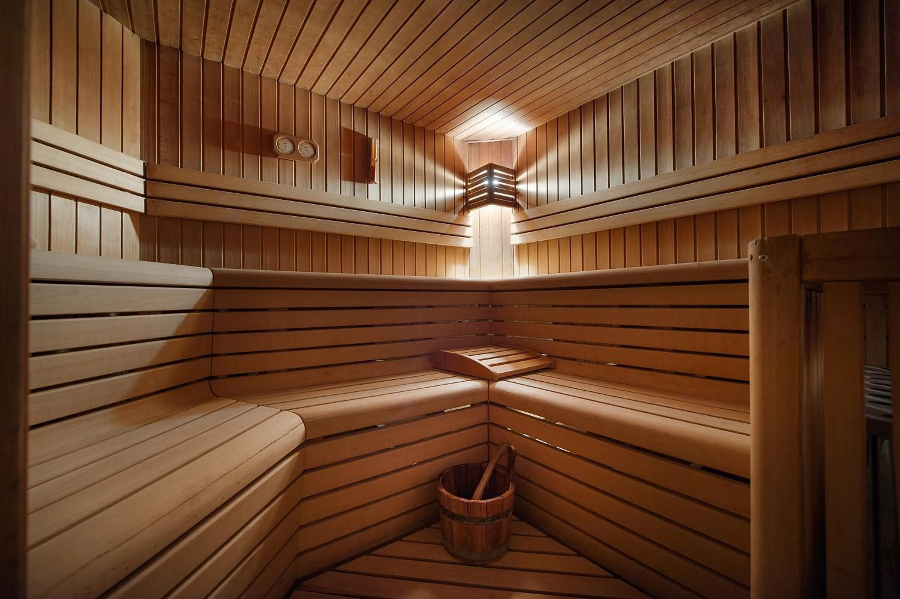 Sauna in Hotel Valtellina