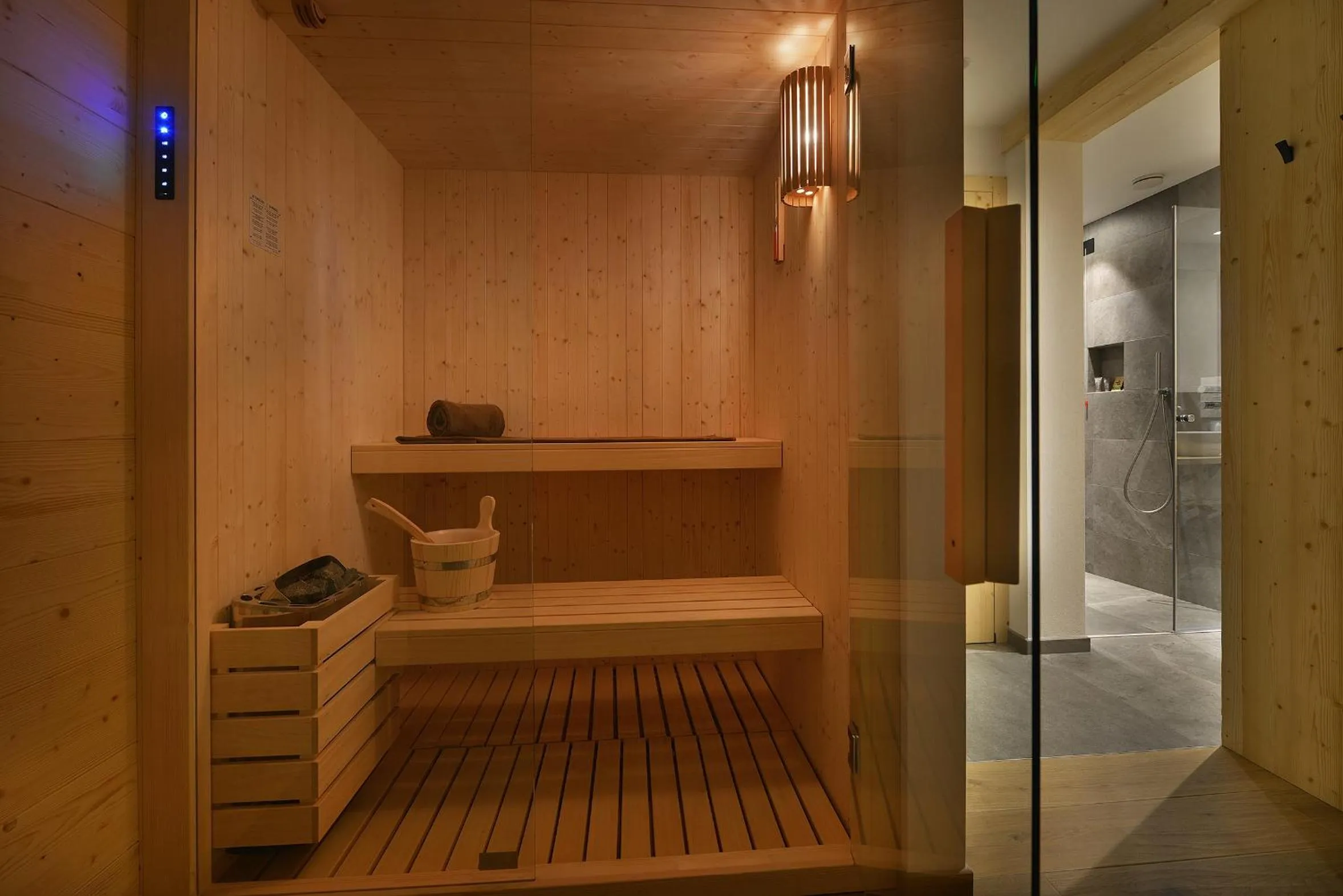 Sauna in Hotel Valtellina
