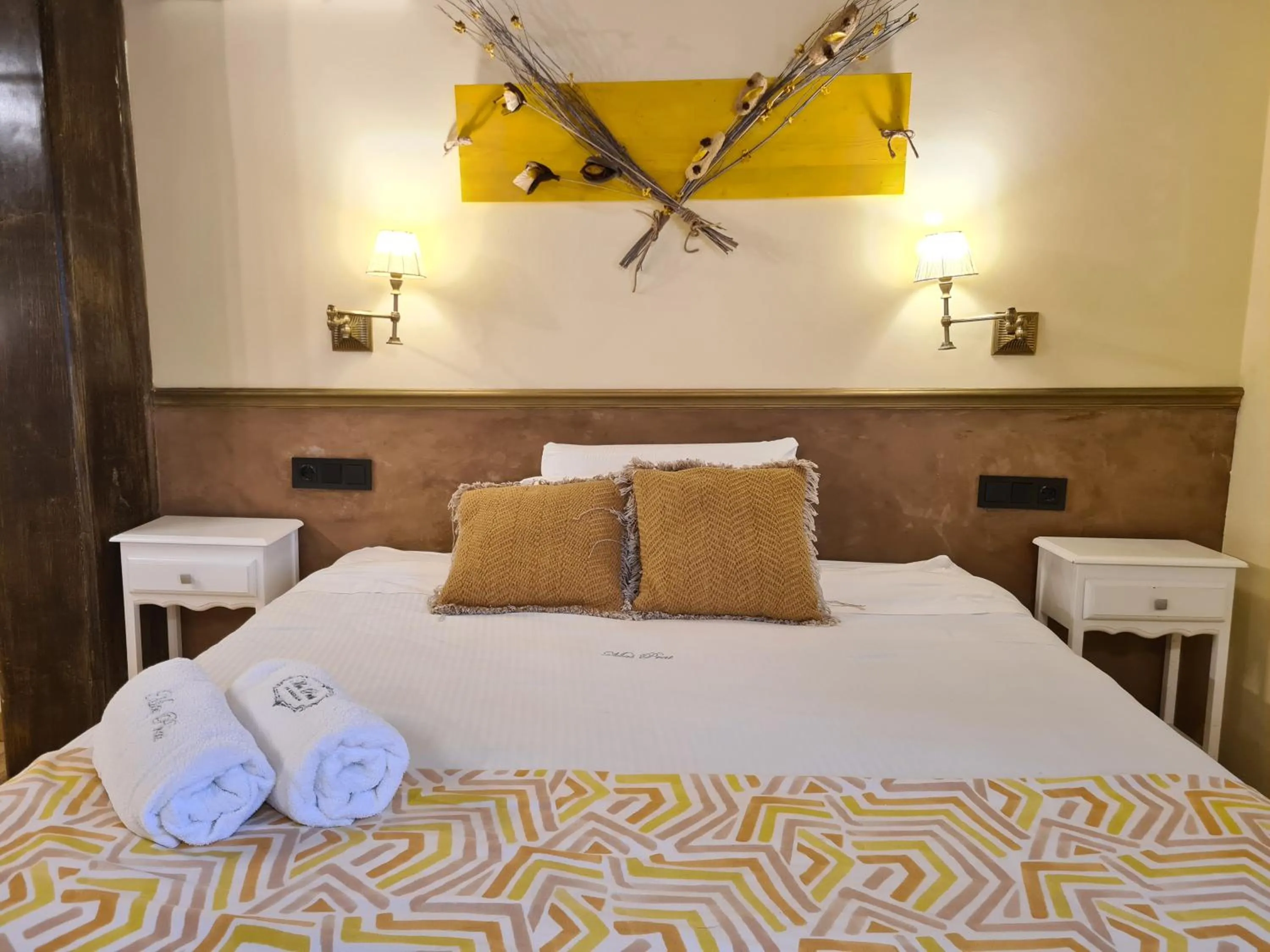 Bed in Hotel Rural & Spa Mas Prat