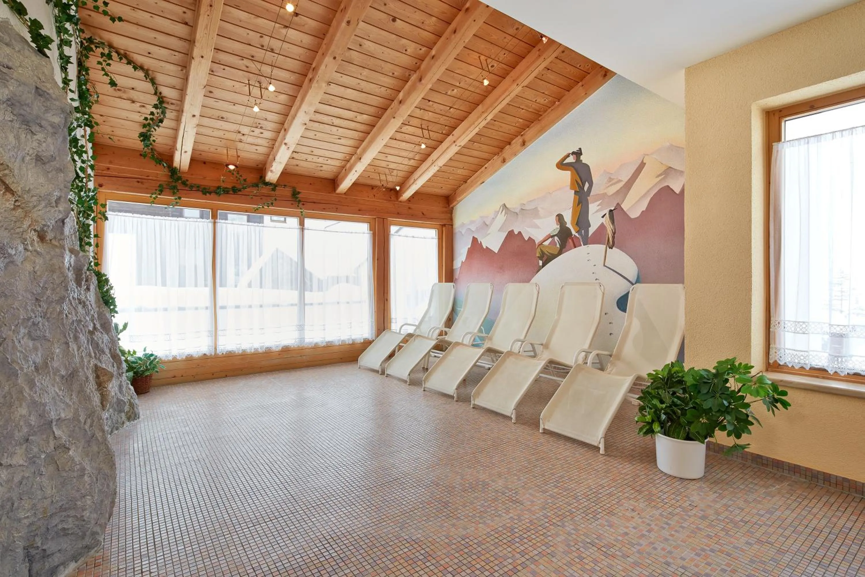 Decorative detail in Hotel Vent