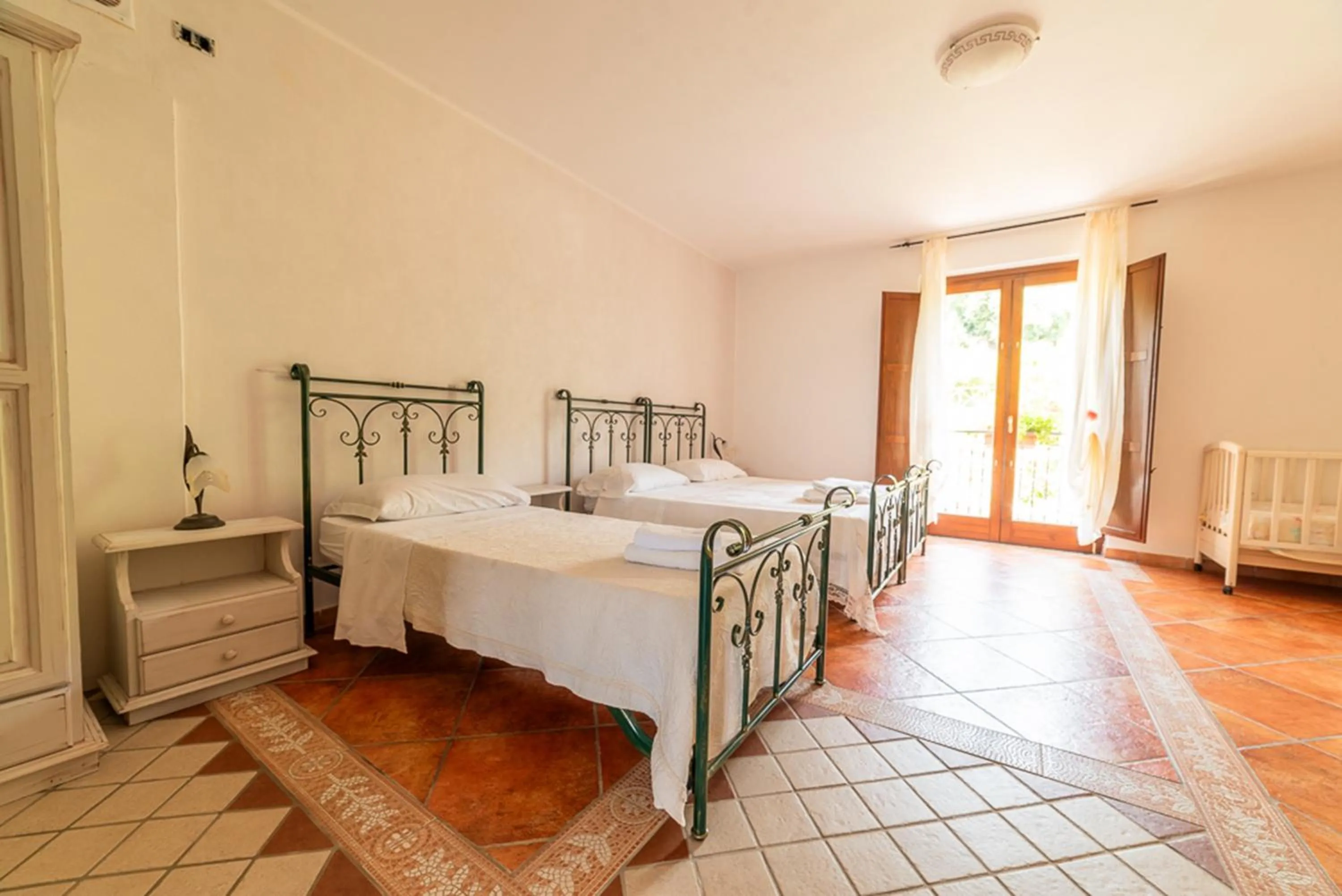 Bedroom, Bed in Agriturismo San Basilio