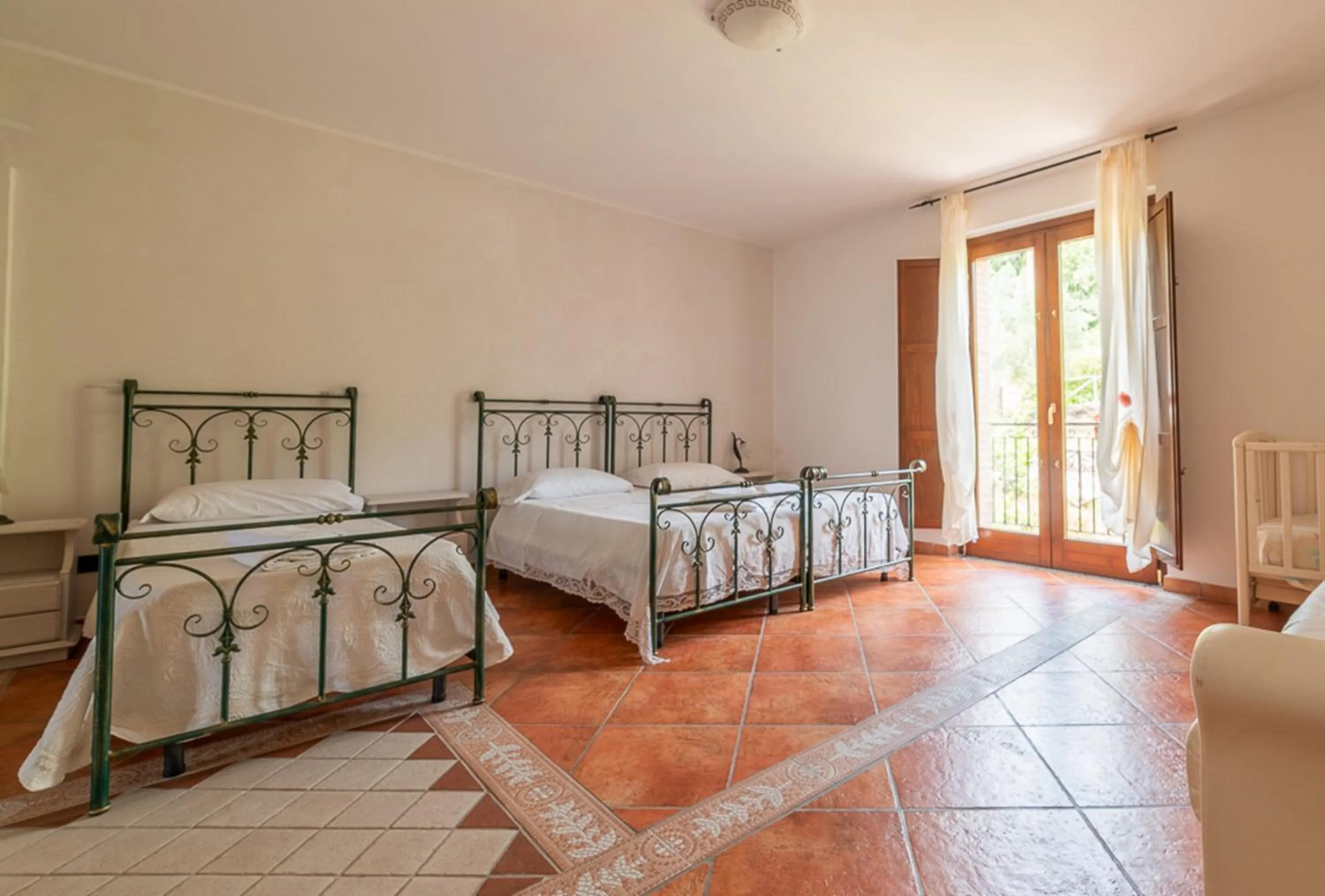 Bedroom, Bed in Agriturismo San Basilio