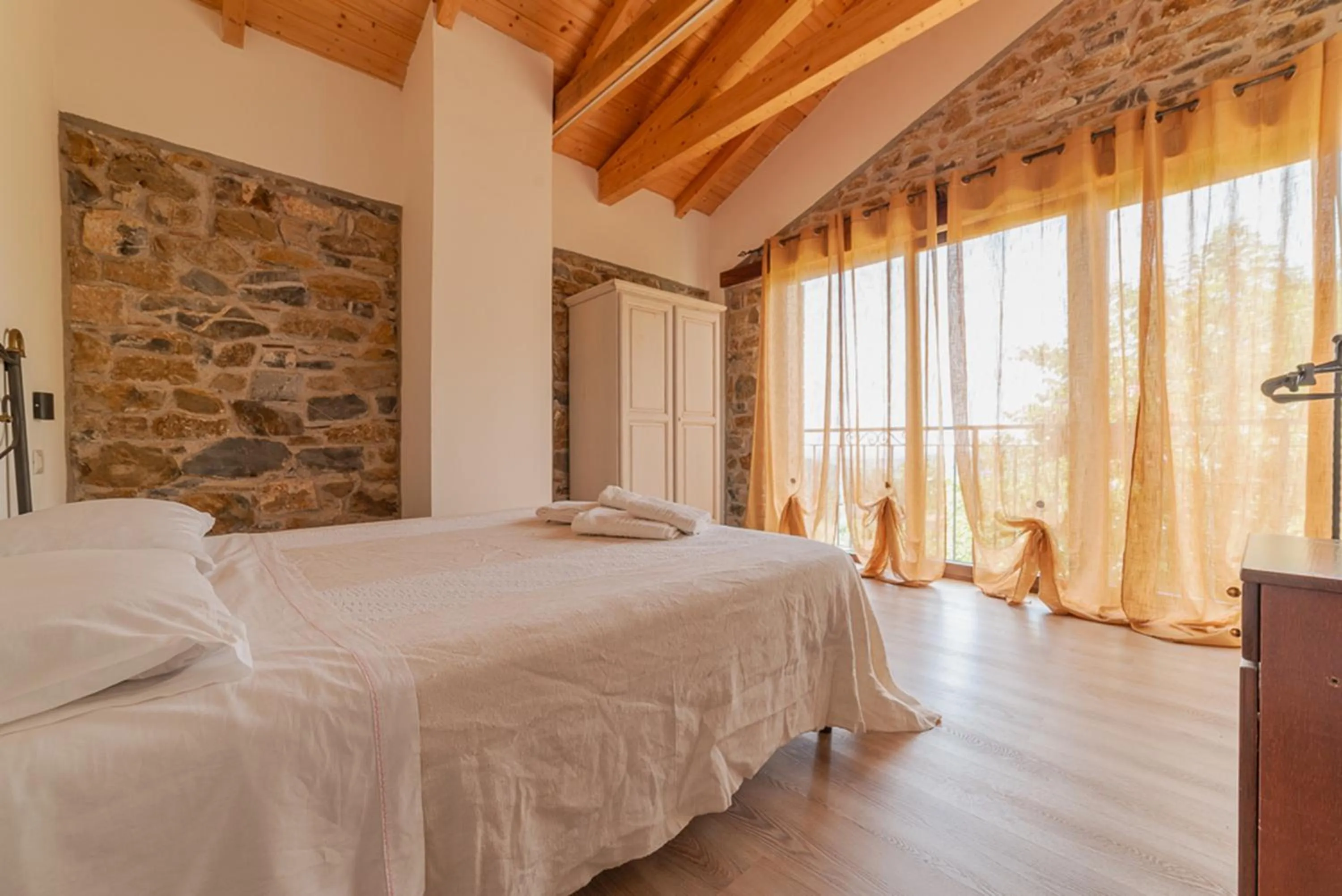 Bedroom, Bed in Agriturismo San Basilio