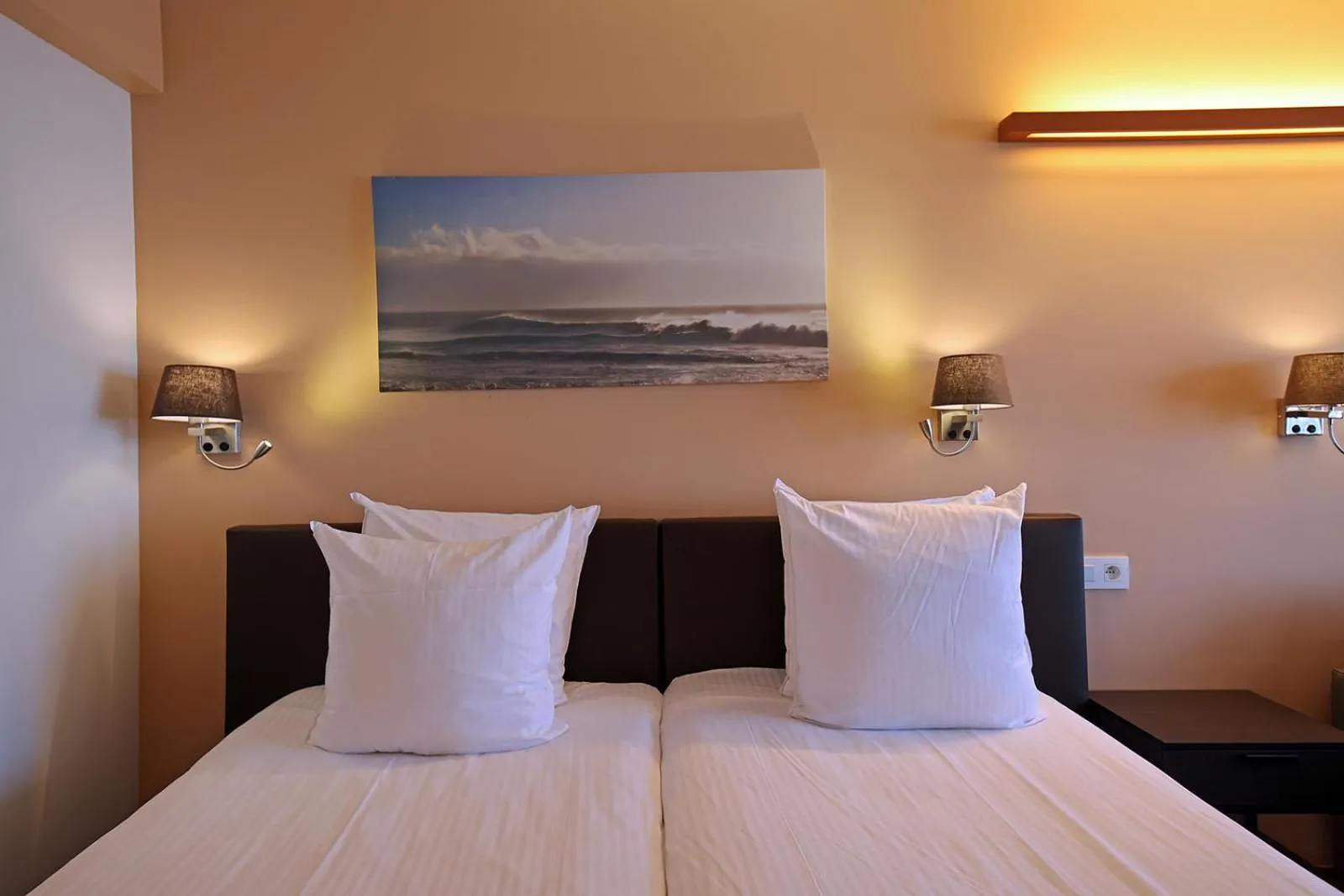 Bed in Hotel Uilenspiegel