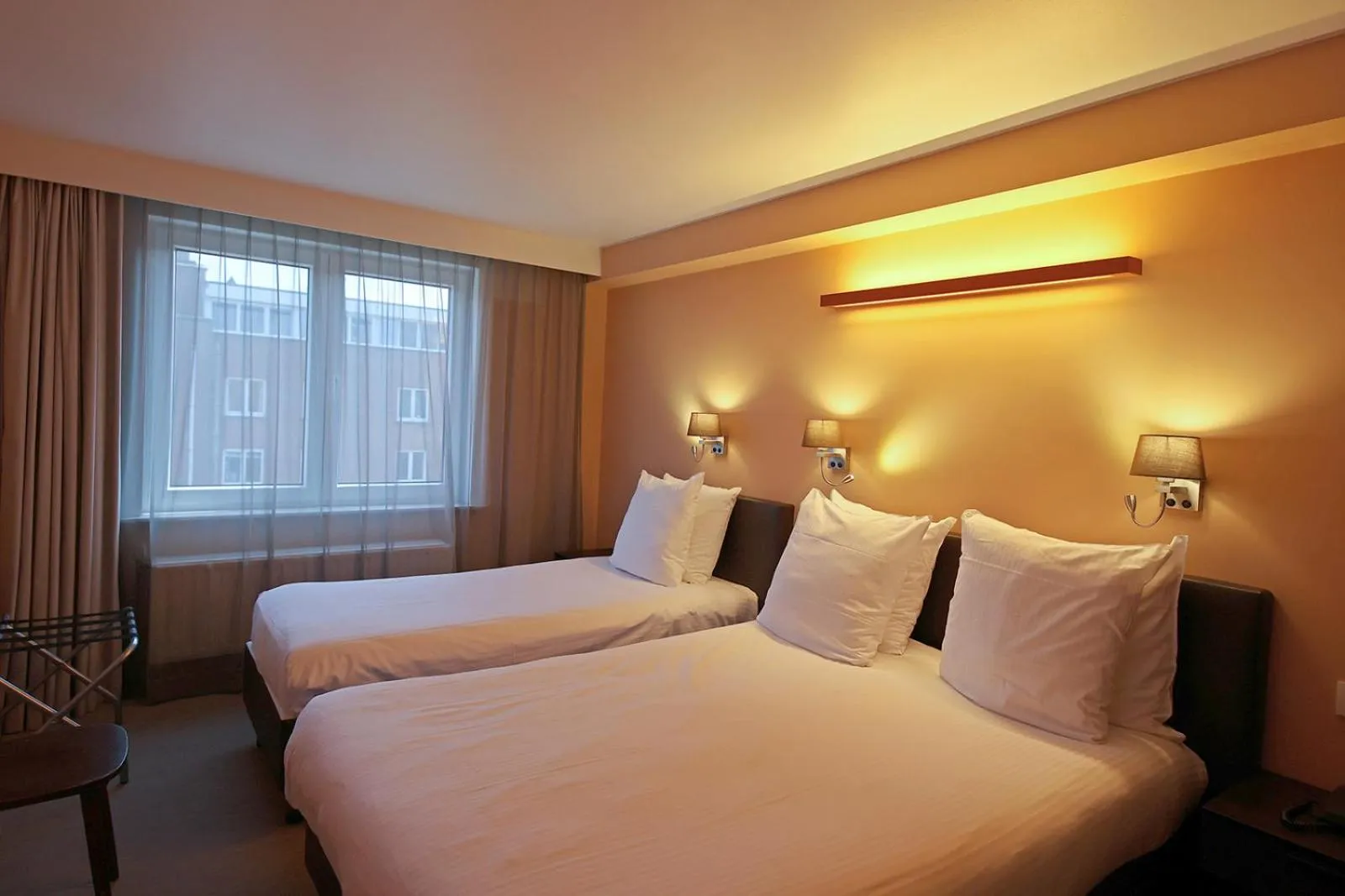 Bed in Hotel Uilenspiegel