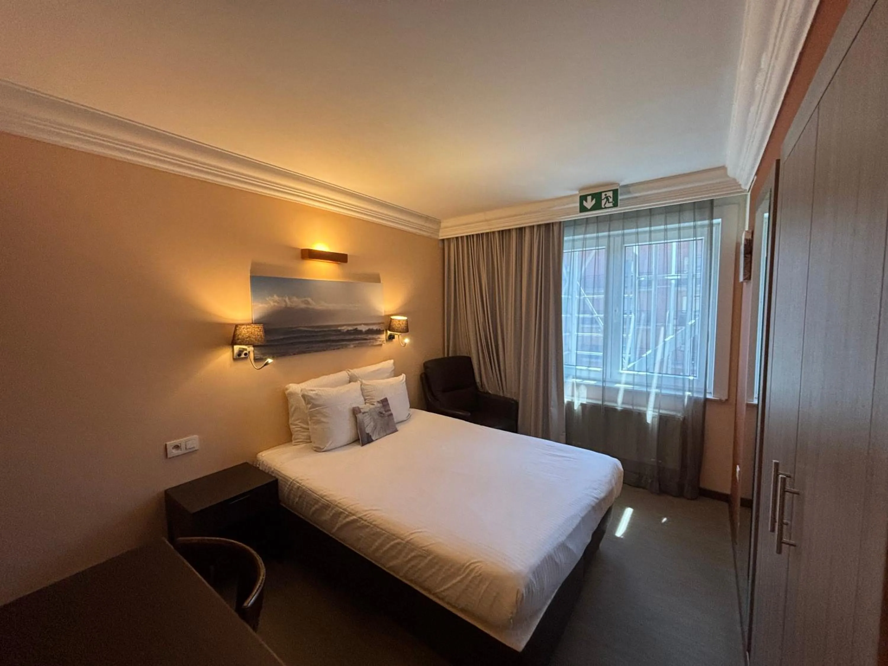 Bed in Hotel Uilenspiegel