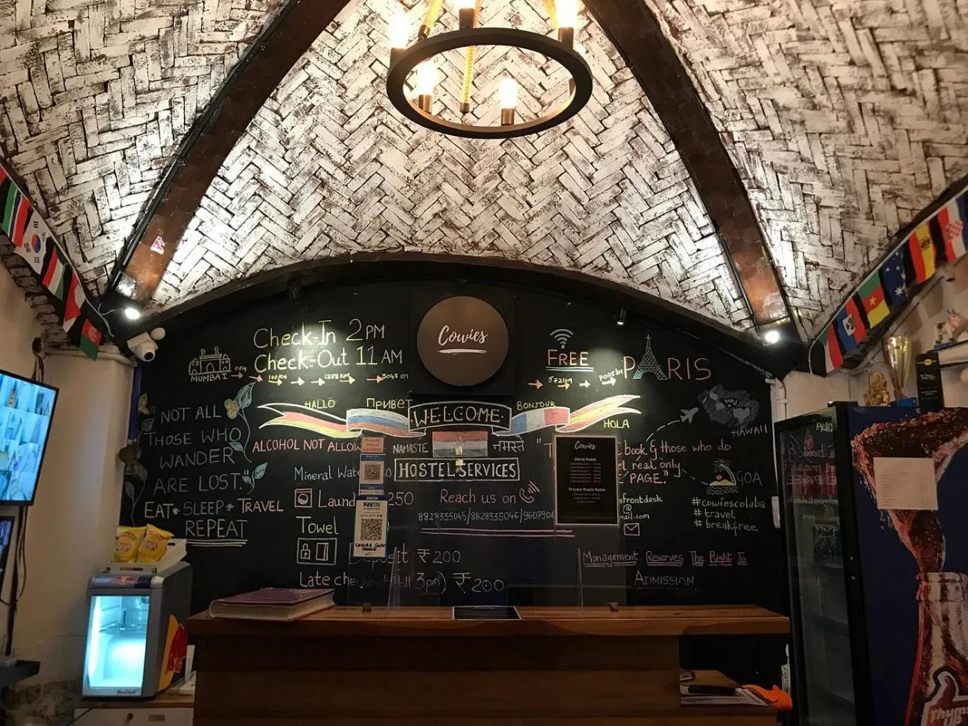 Lobby or reception in Backpacker Cowies