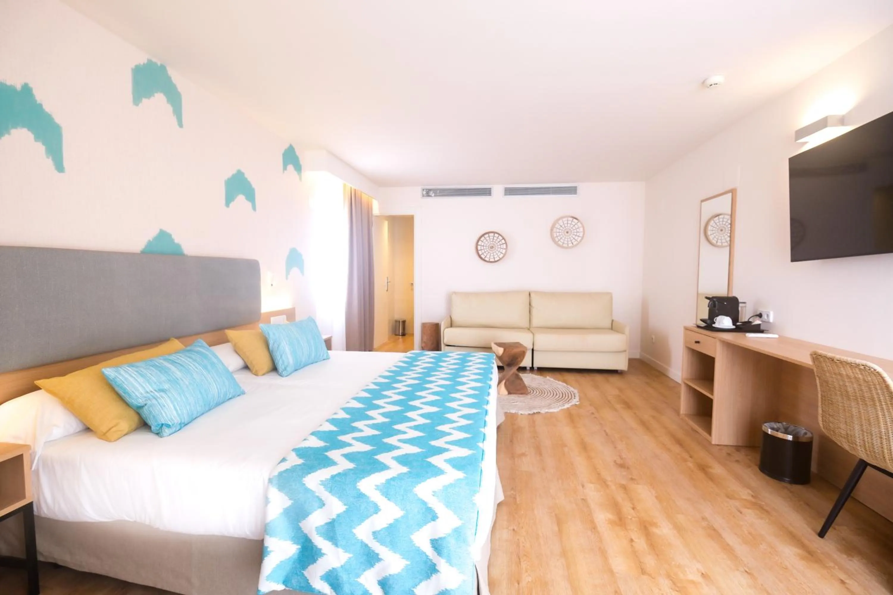 Bed in Cupido Boutique Hotel