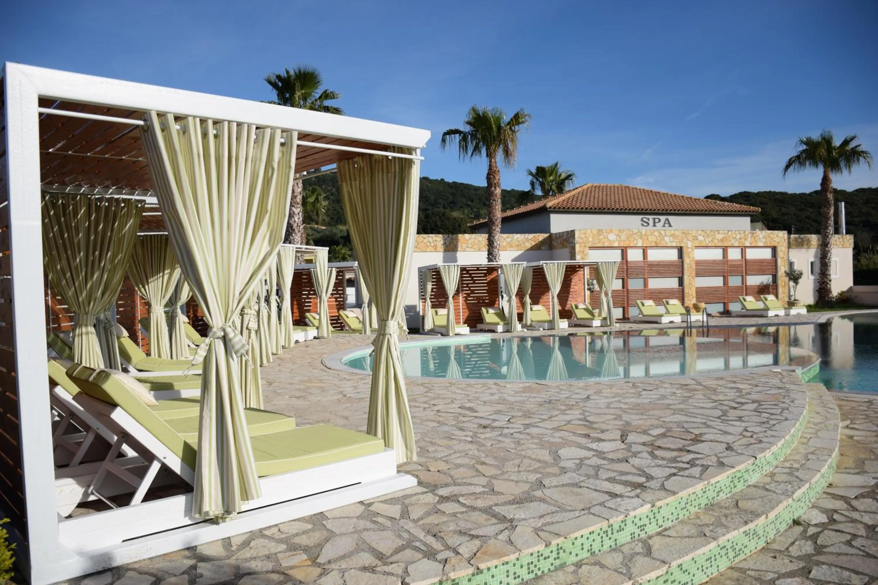 Pool view in Olympia Golden Beach Resort & Spa