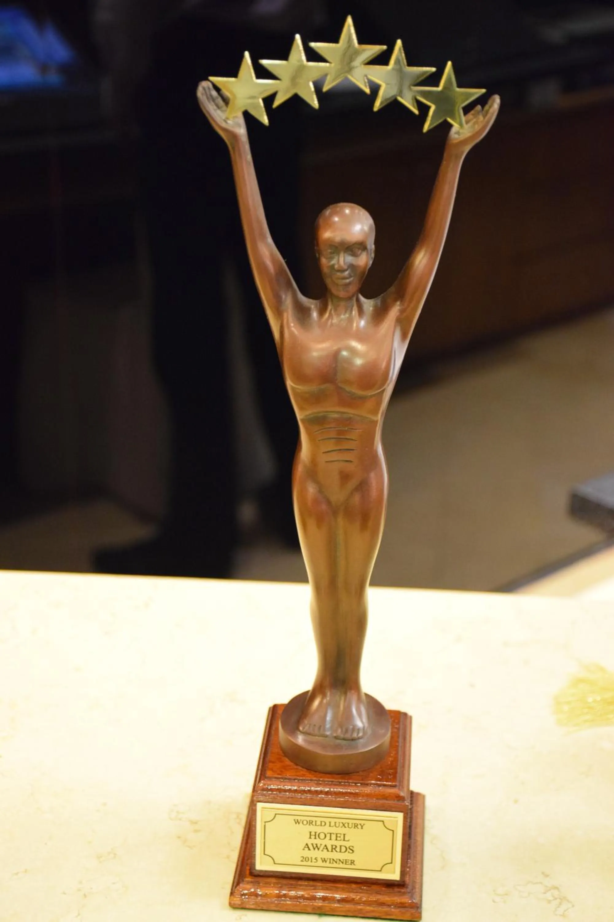 Certificate/Award in Olympia Golden Beach Resort & Spa