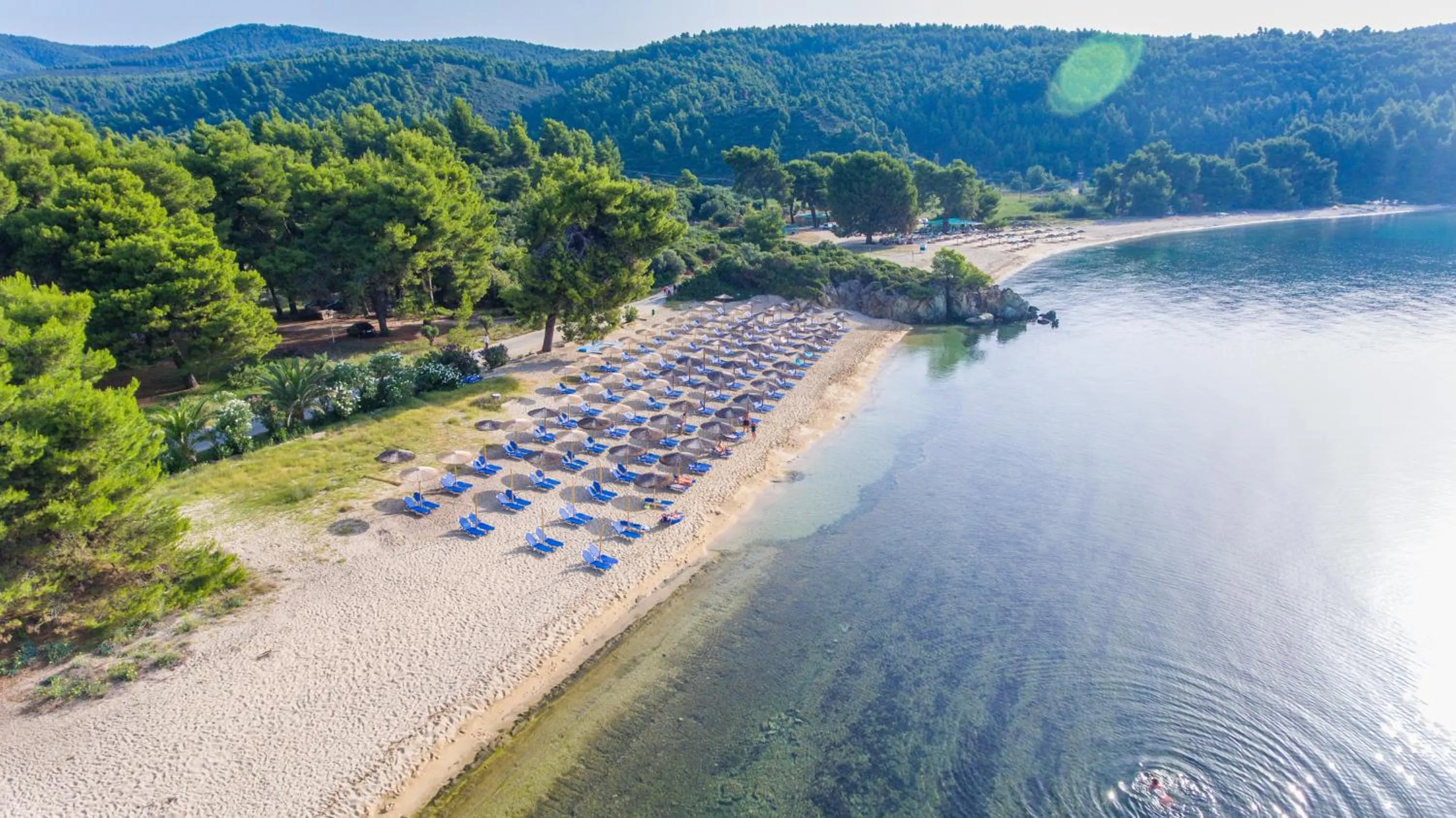 Bird's eye view in Poseidon Hotel Sea Resort