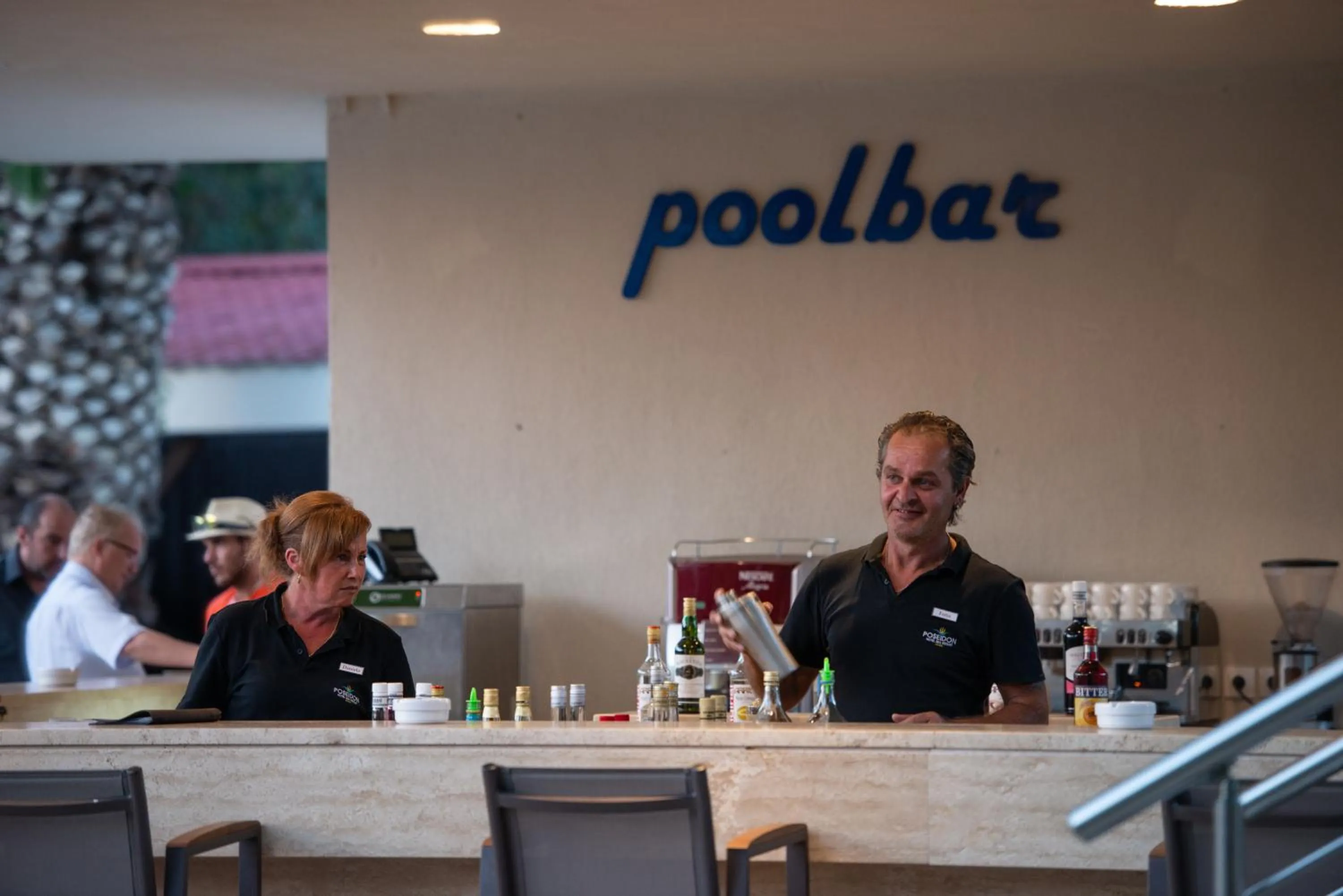 Lounge or bar in Poseidon Hotel Sea Resort