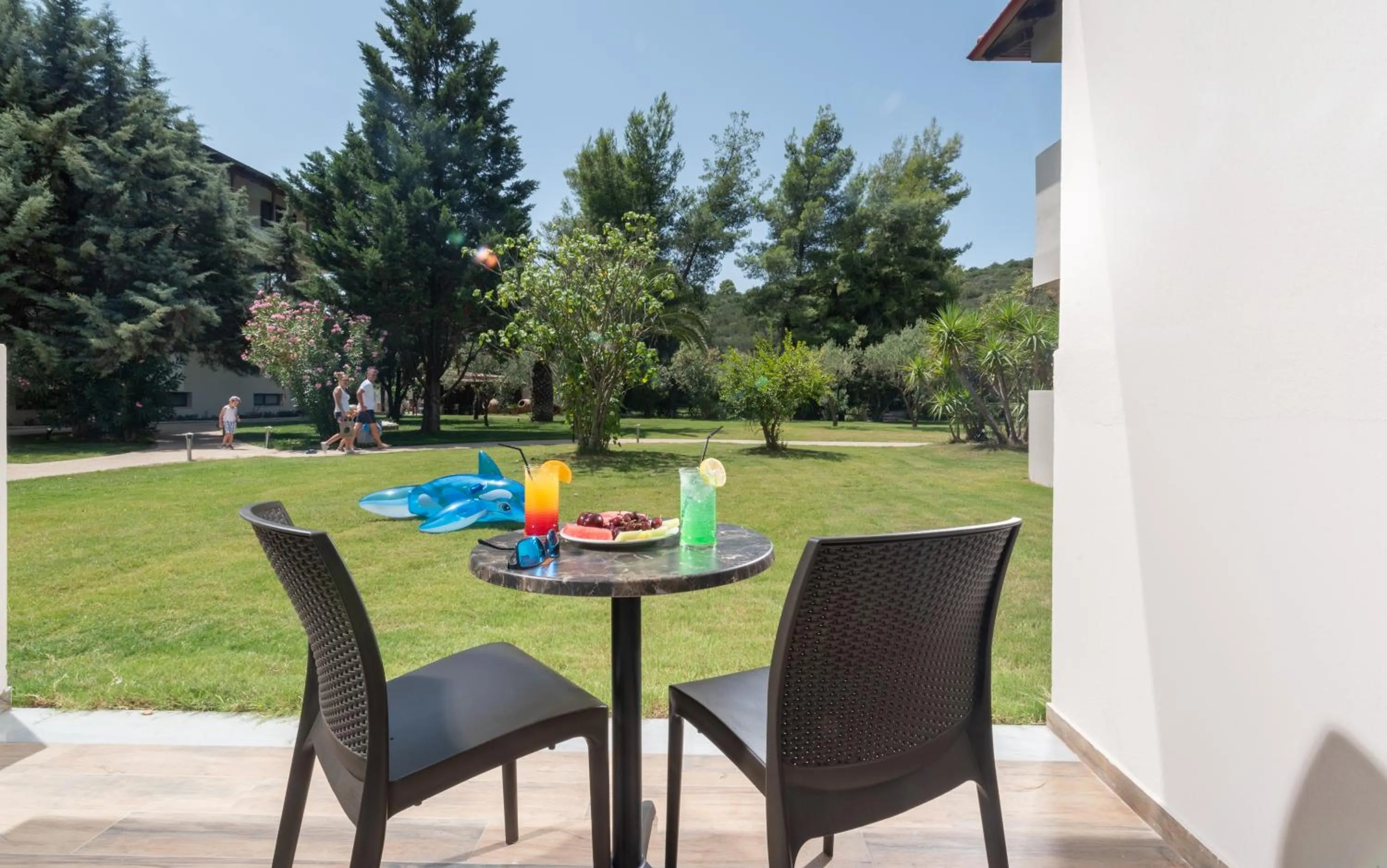 Balcony/Terrace in Poseidon Hotel Sea Resort