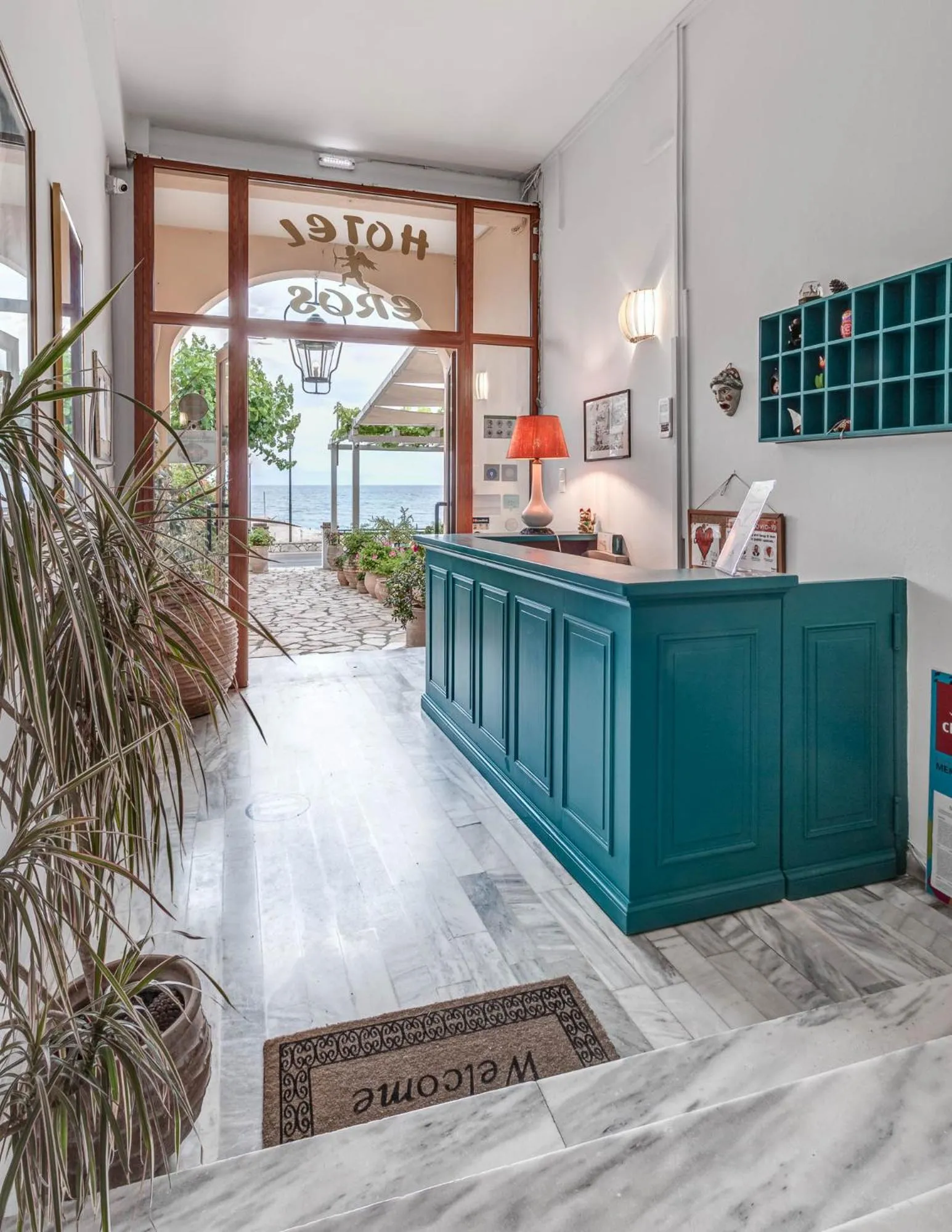 Lobby or reception in Eros Beach Hotel