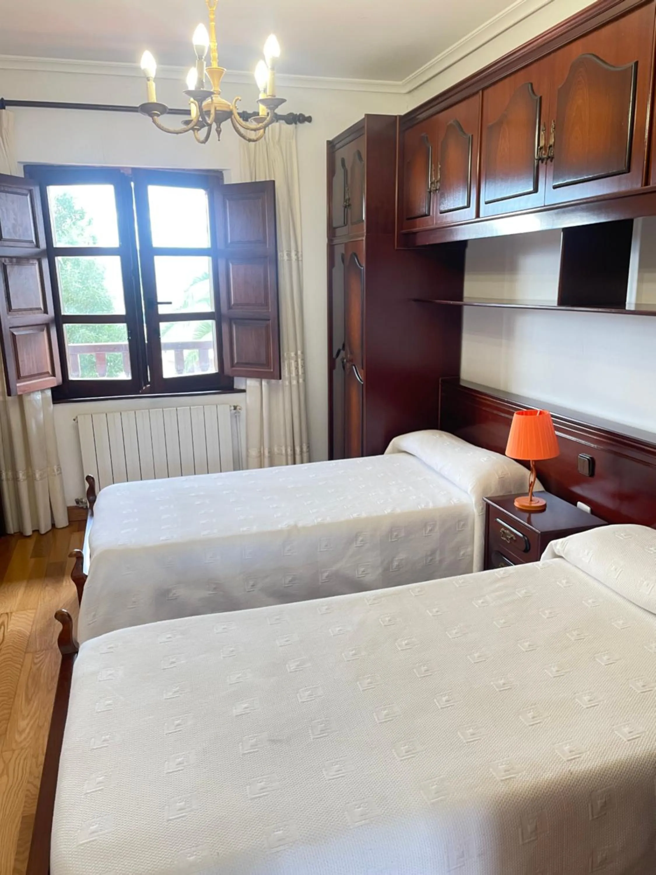 Bed in Posada La Cabaña De Salmon