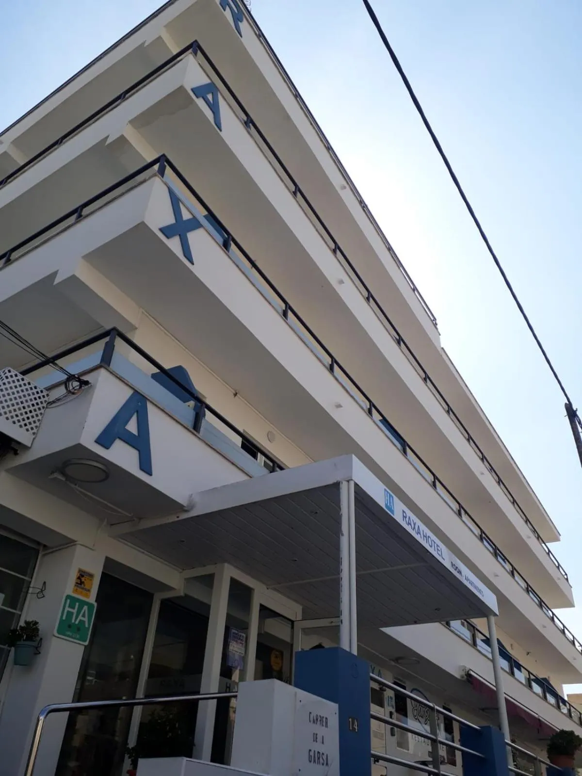 Property building in Hotel Raxa