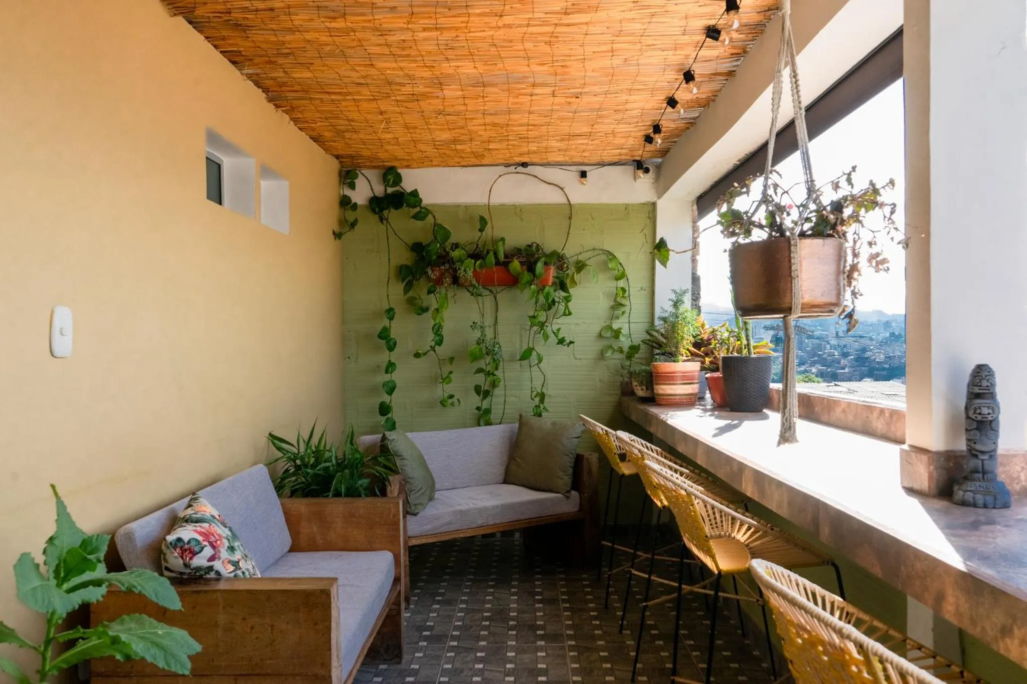 Living room in Casa Mama Hotel