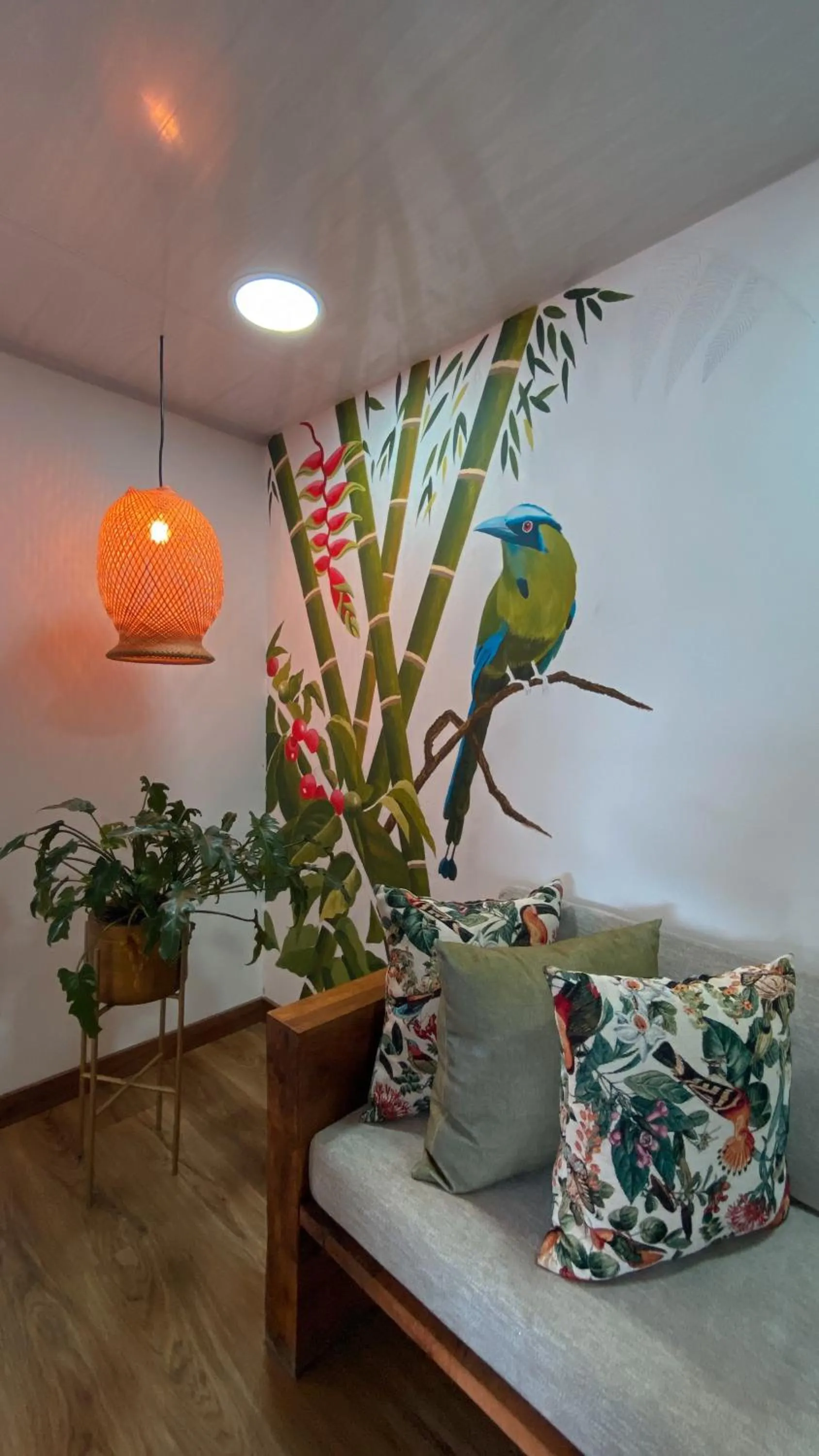 Living room in Casa Mama Hotel