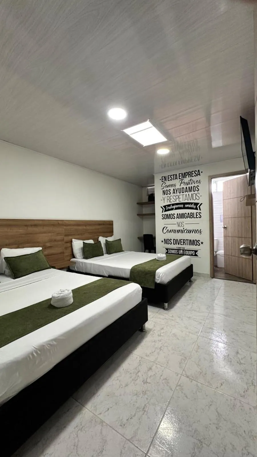 Bed in Casa Mama Hotel