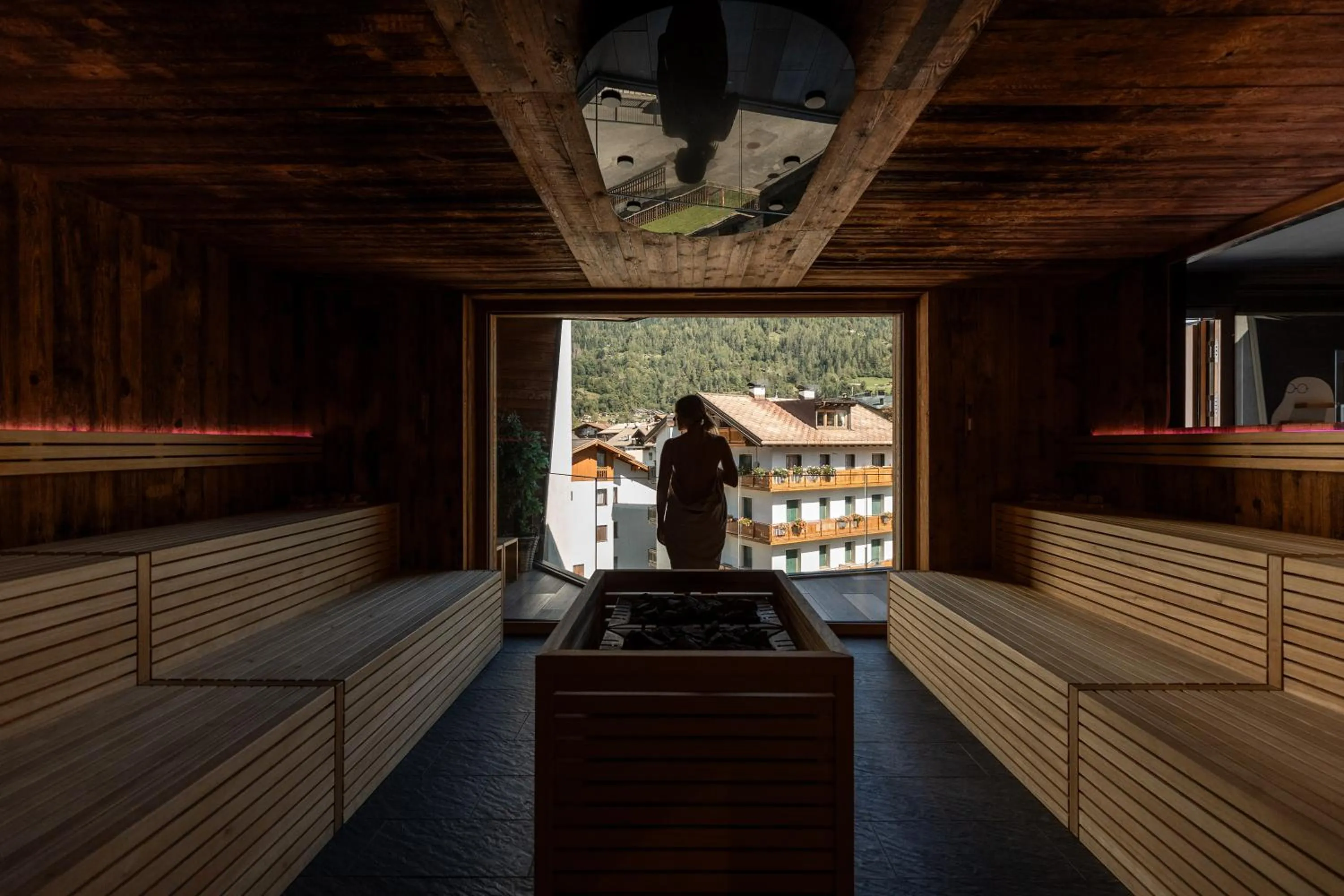 Sauna in Brunet - The Dolomites Resort