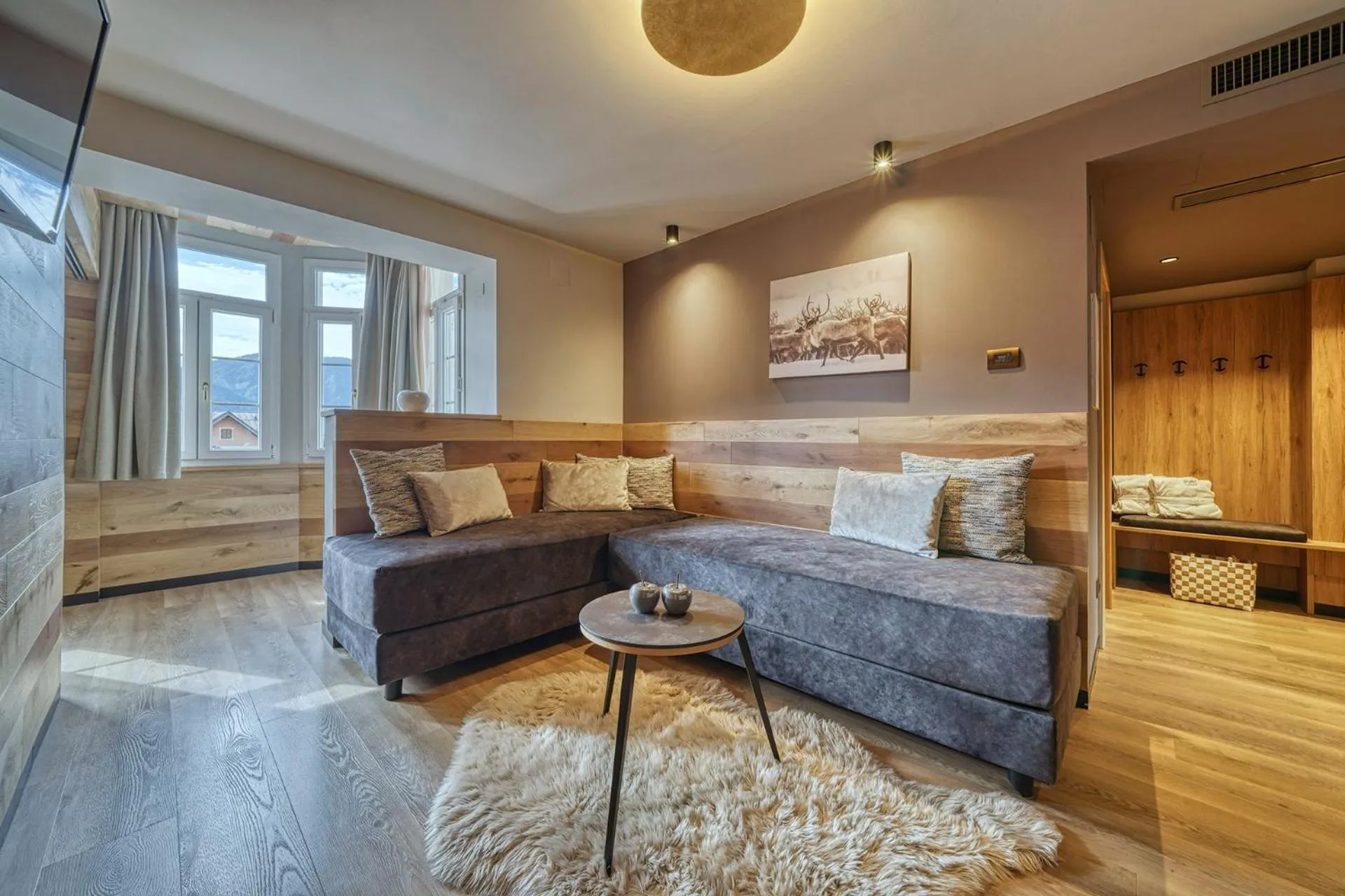 Living room in Brunet - The Dolomites Resort