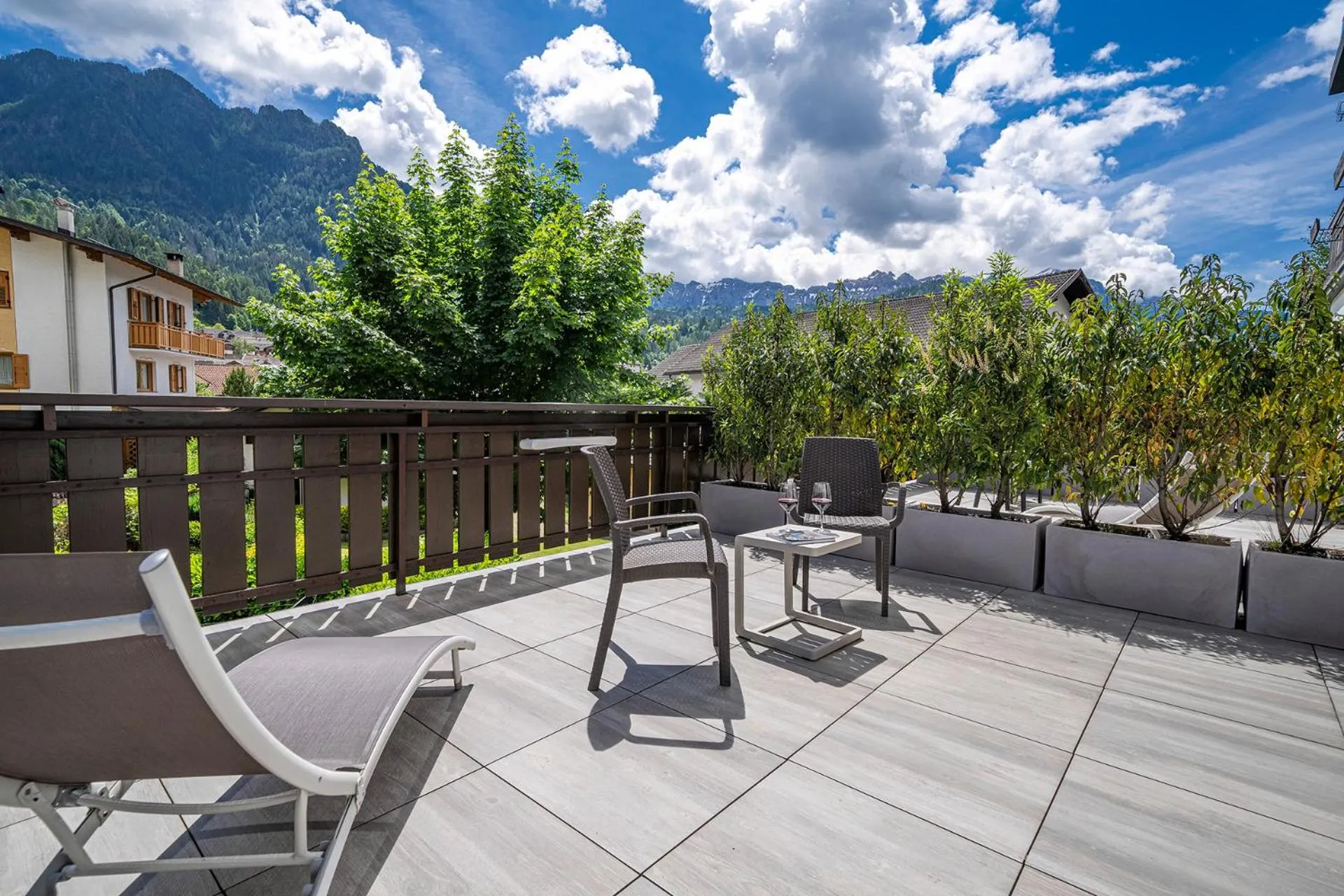 Balcony/Terrace in Brunet - The Dolomites Resort