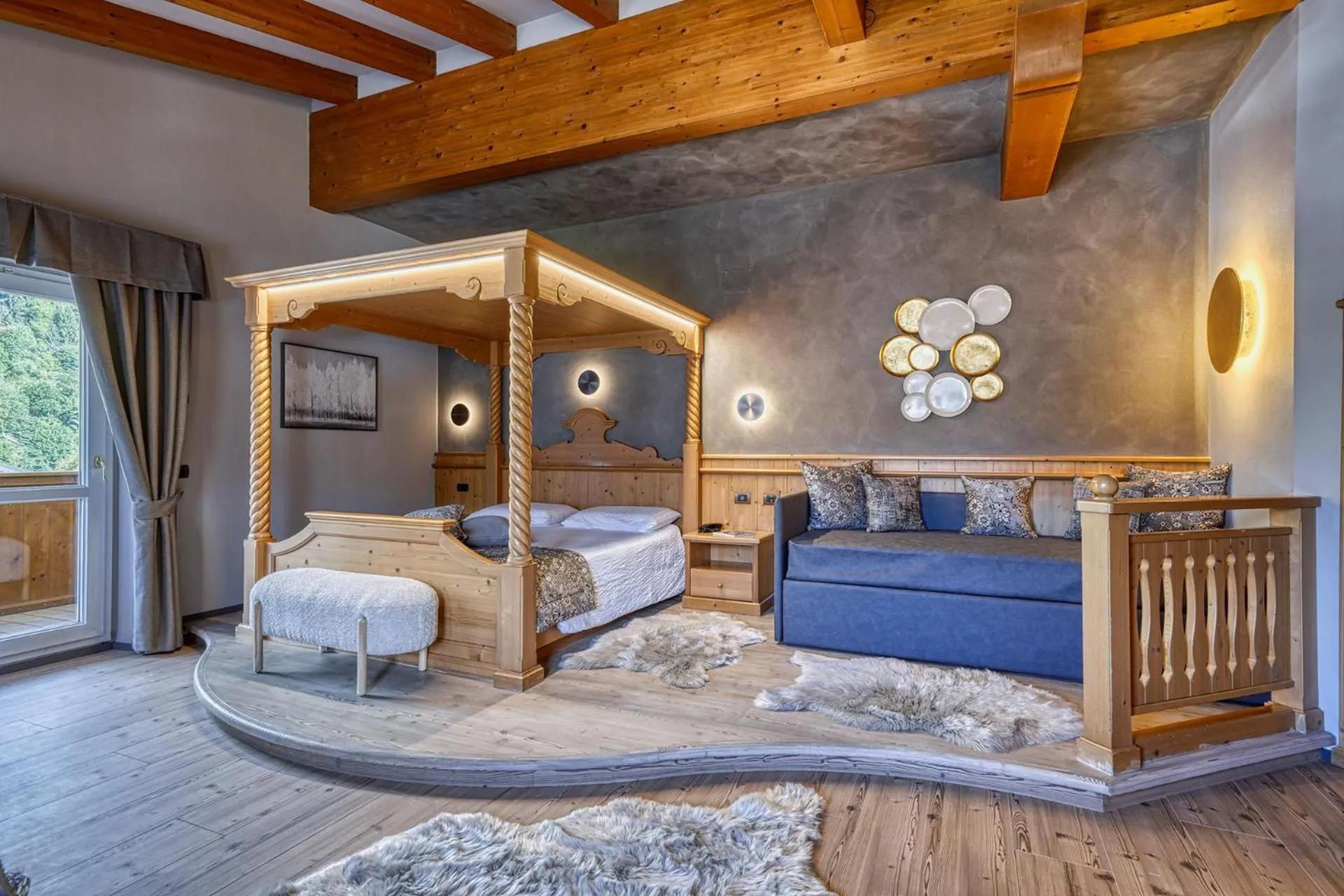 Bedroom, Bed in Brunet - The Dolomites Resort
