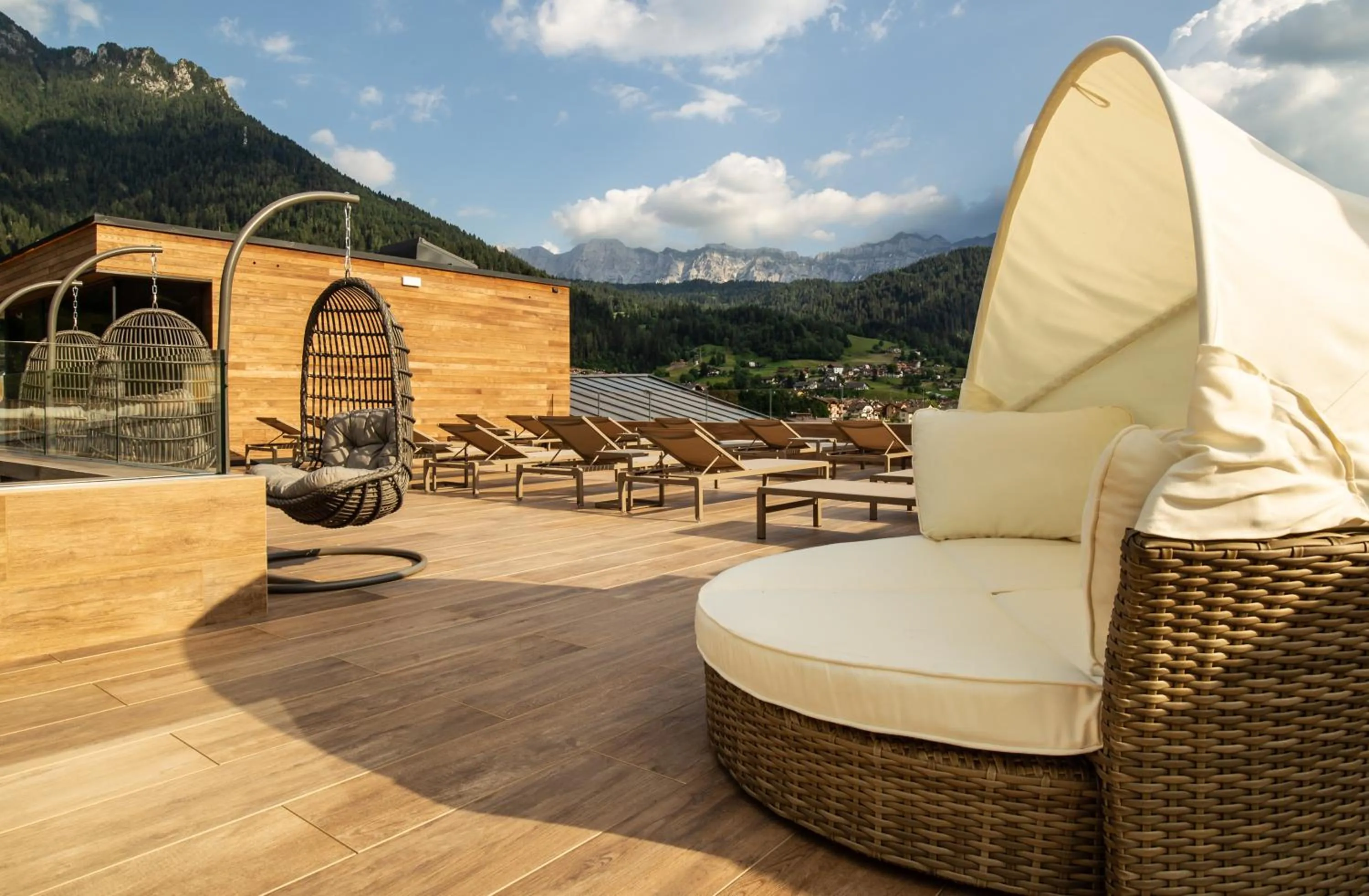 Balcony/Terrace in Brunet - The Dolomites Resort