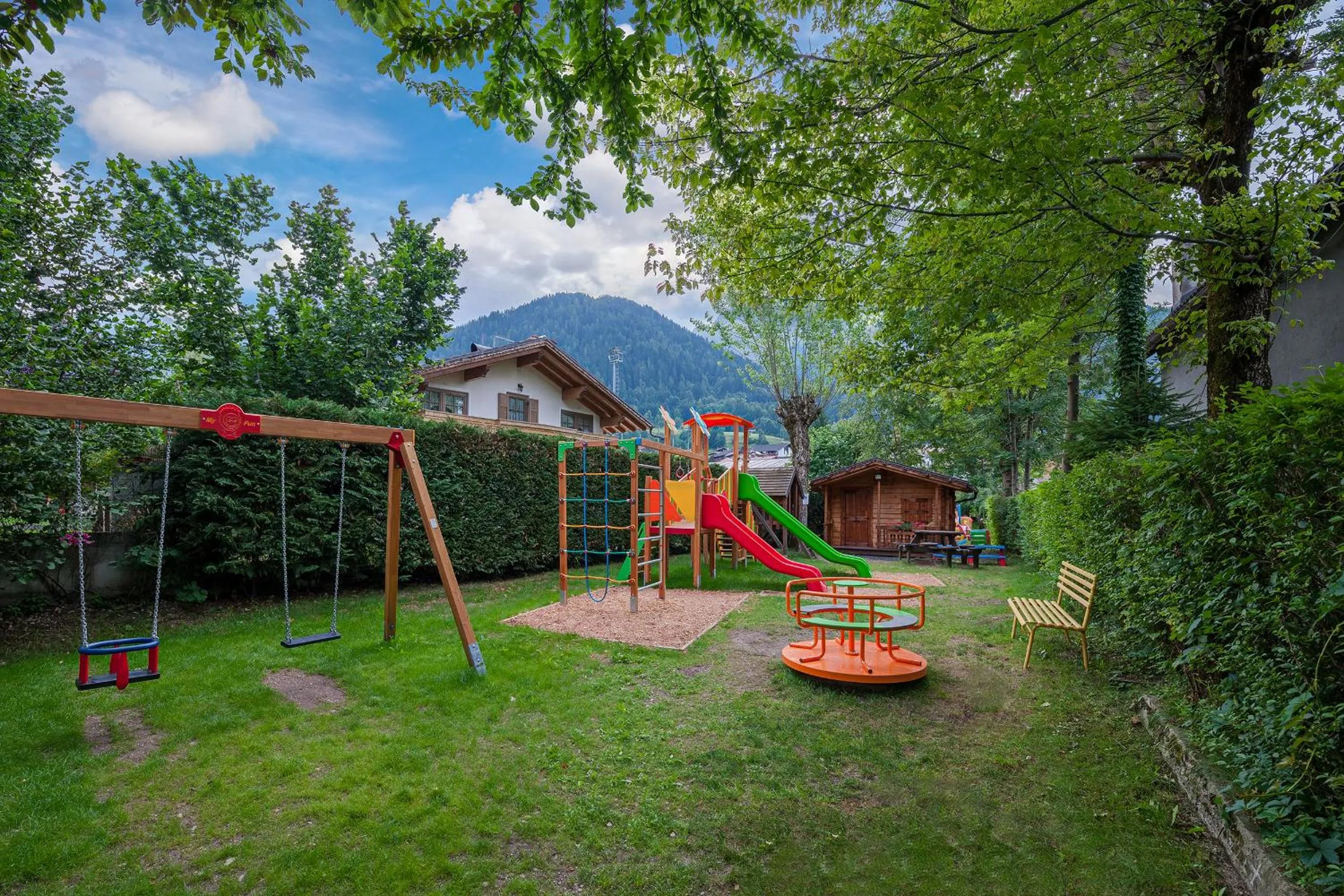 Children play ground in Brunet - The Dolomites Resort