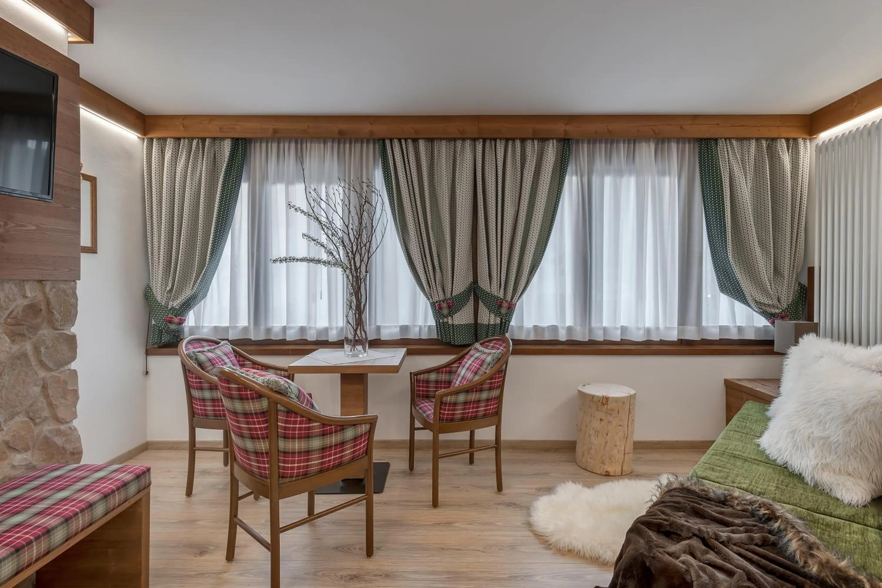 Living room in Brunet - The Dolomites Resort