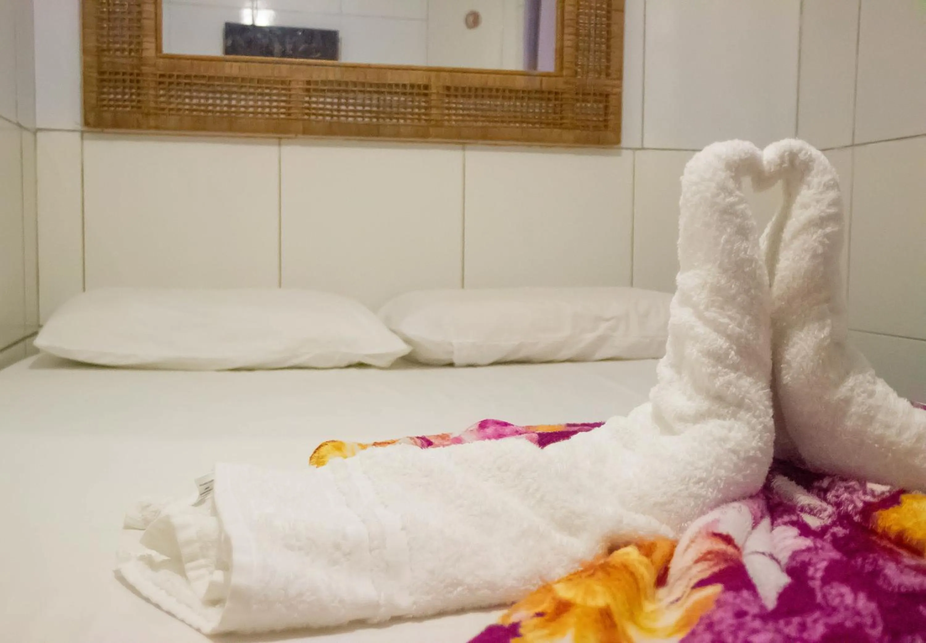 Bed in Pousada Mar do Sonho Vila