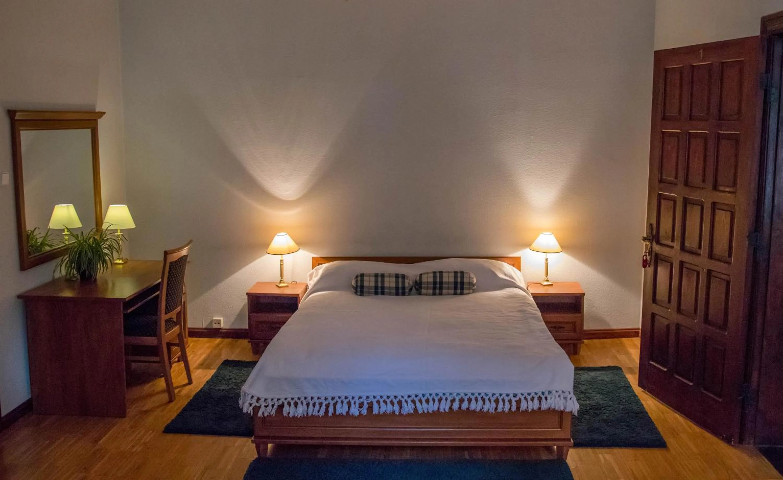 Bed in Hotel Daria Dworek Myśliwski