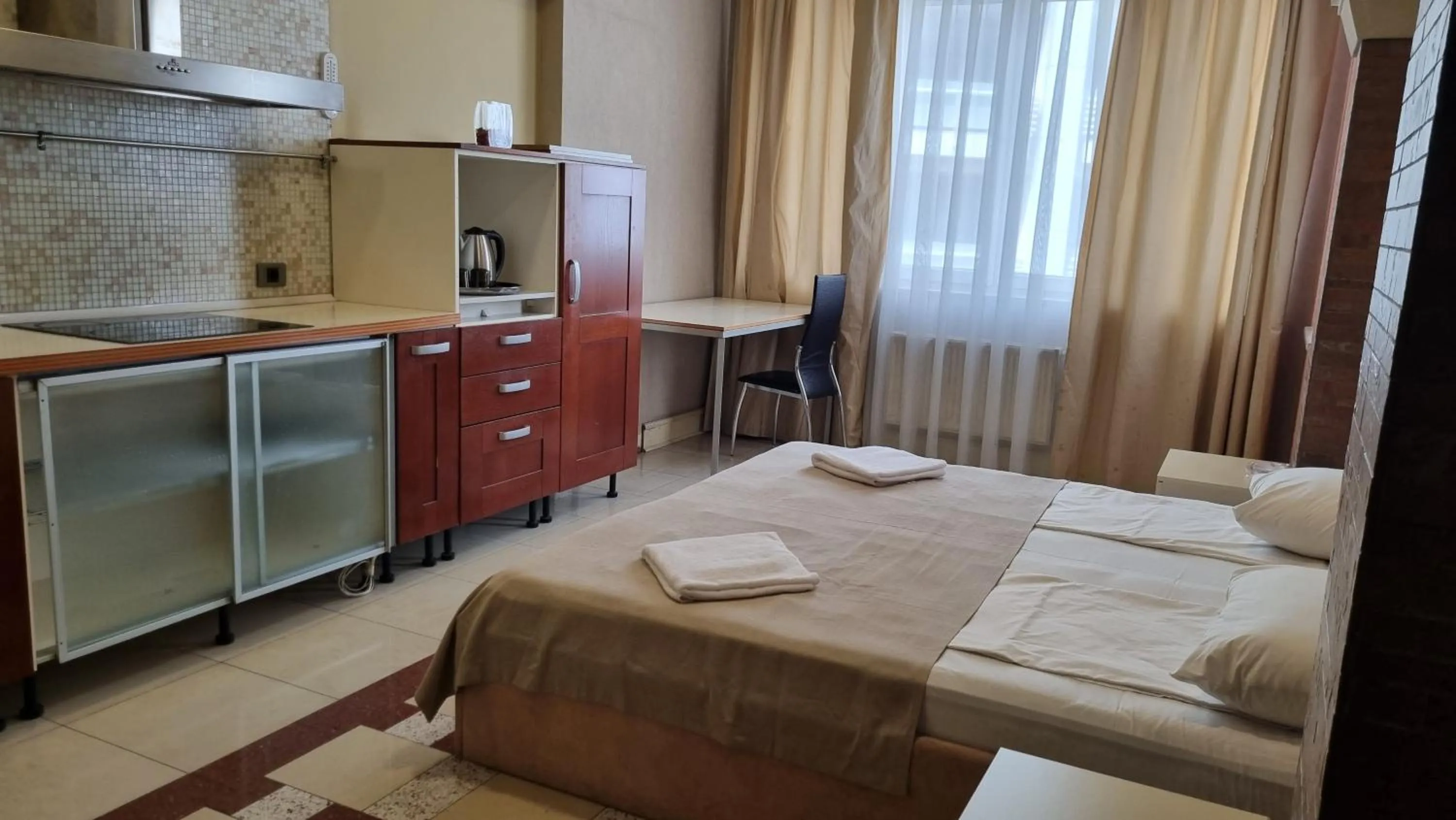 Bed in Baku Sea View Hotel