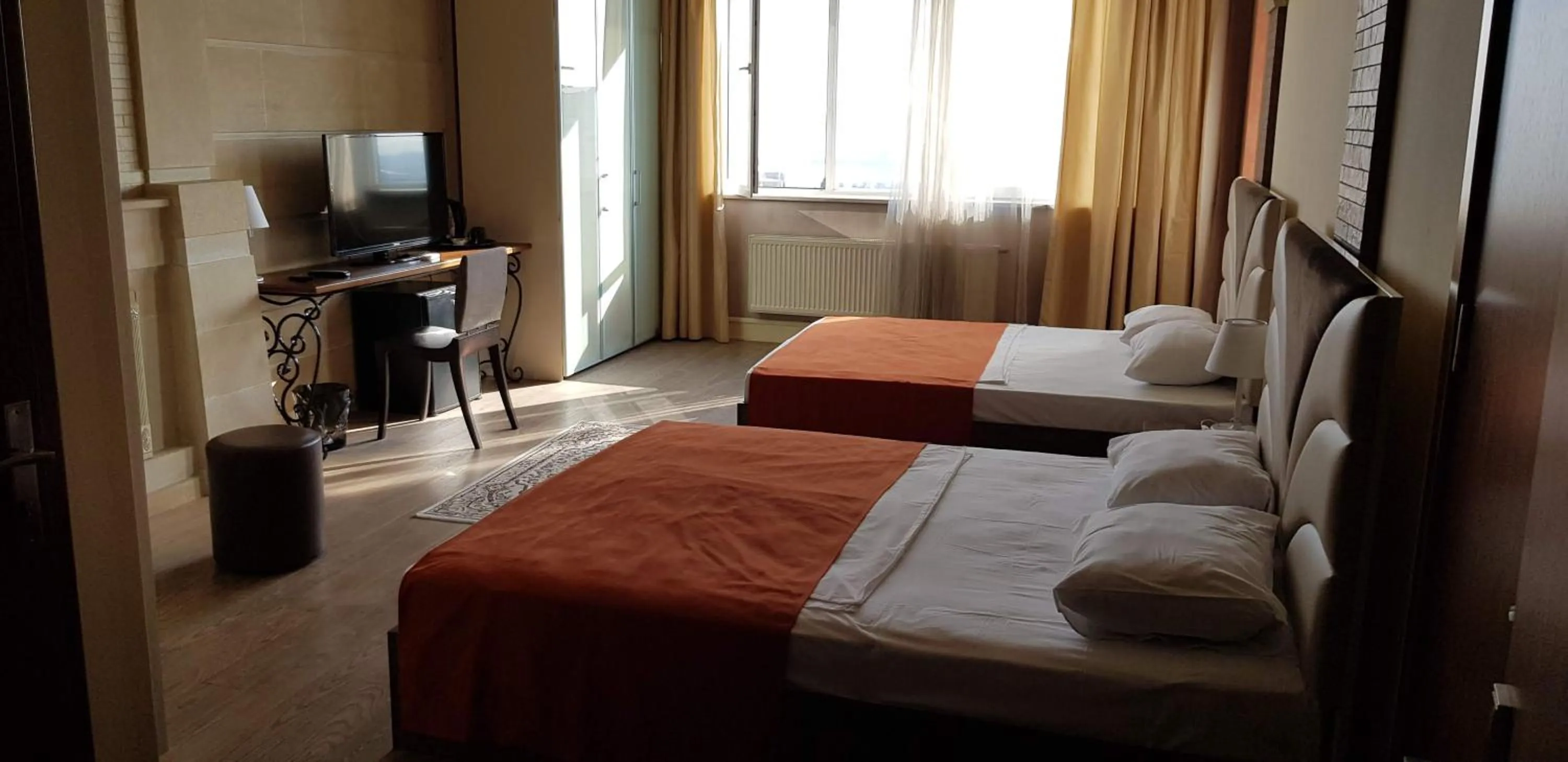 Bed in Baku Sea View Hotel