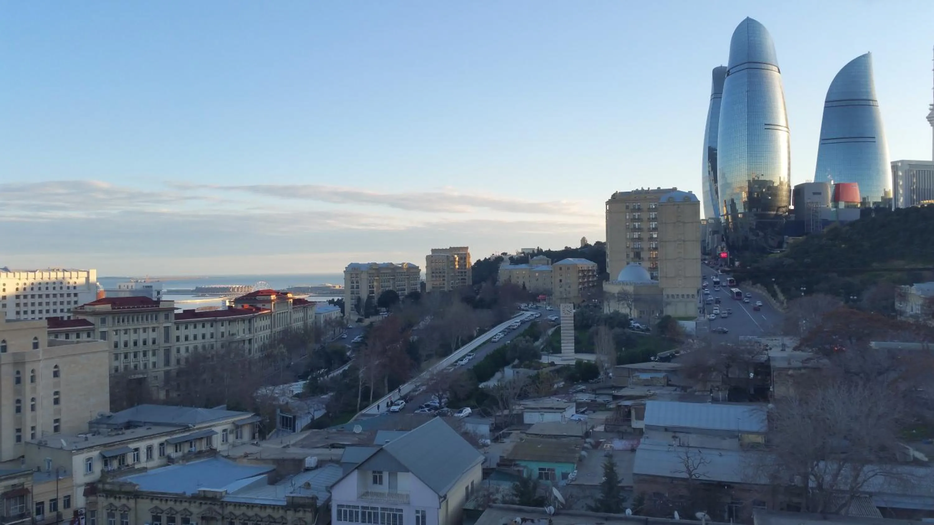 City view in Baku Sea View Hotel