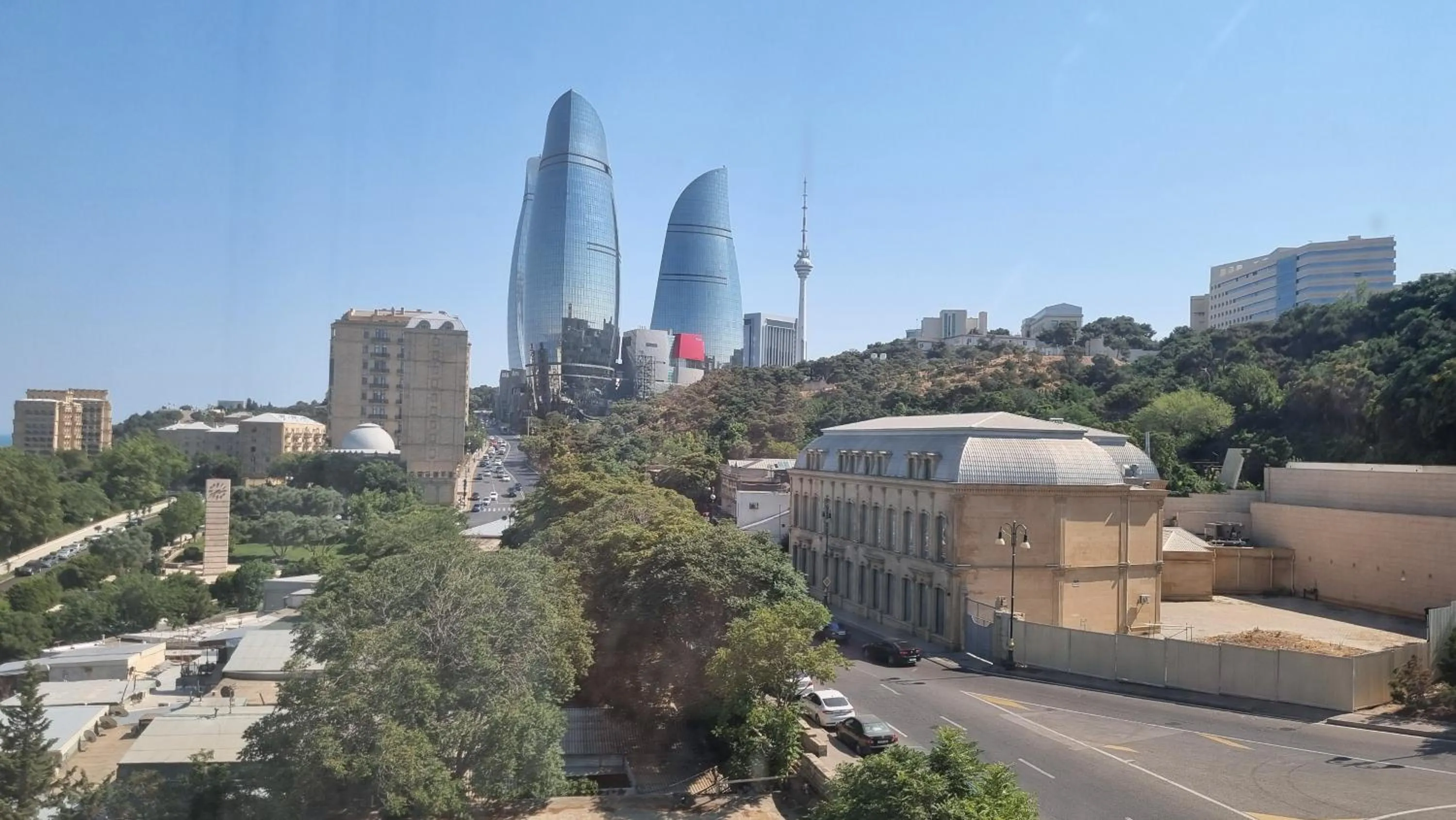 City view in Baku Sea View Hotel