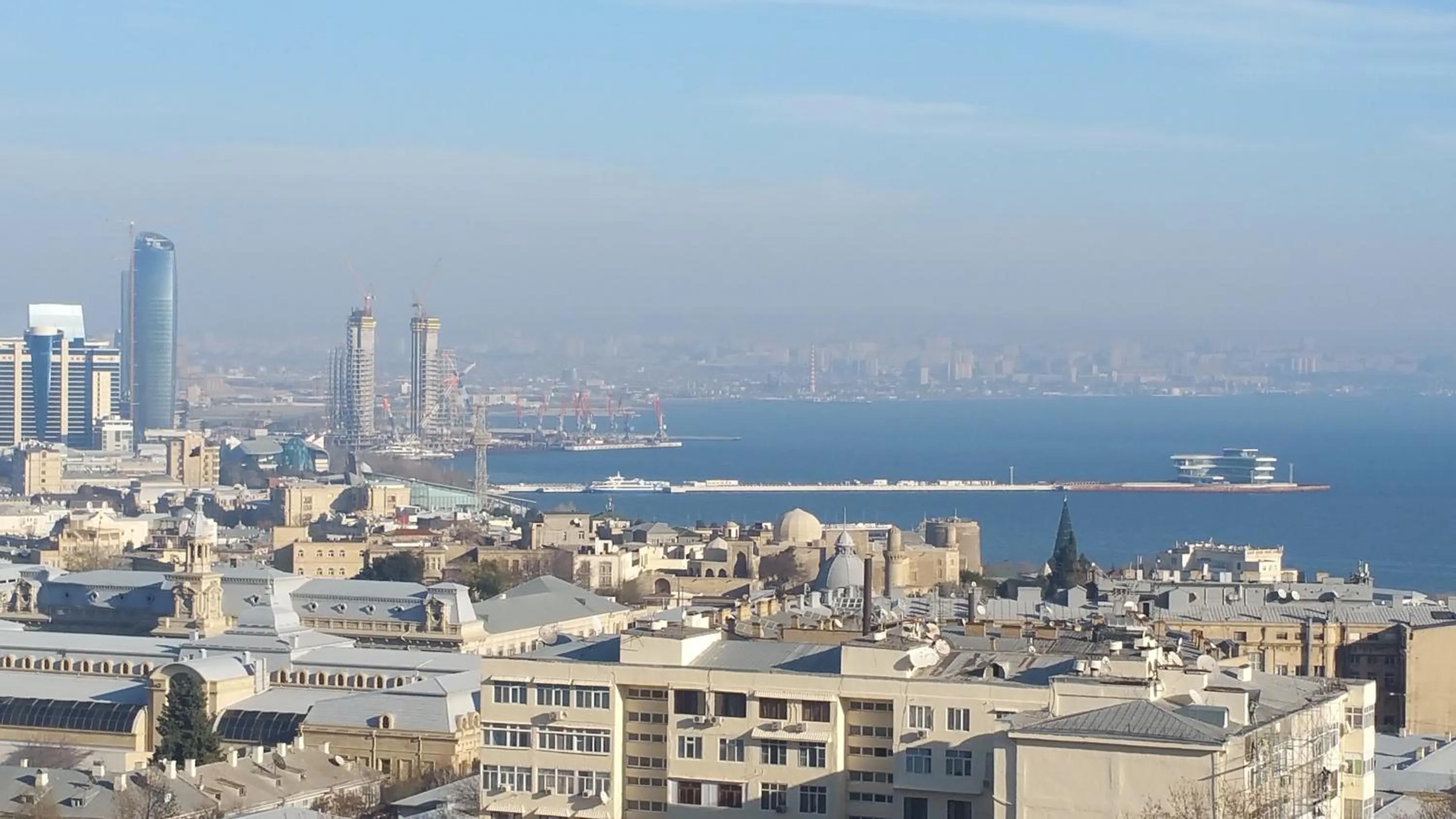 City view in Baku Sea View Hotel