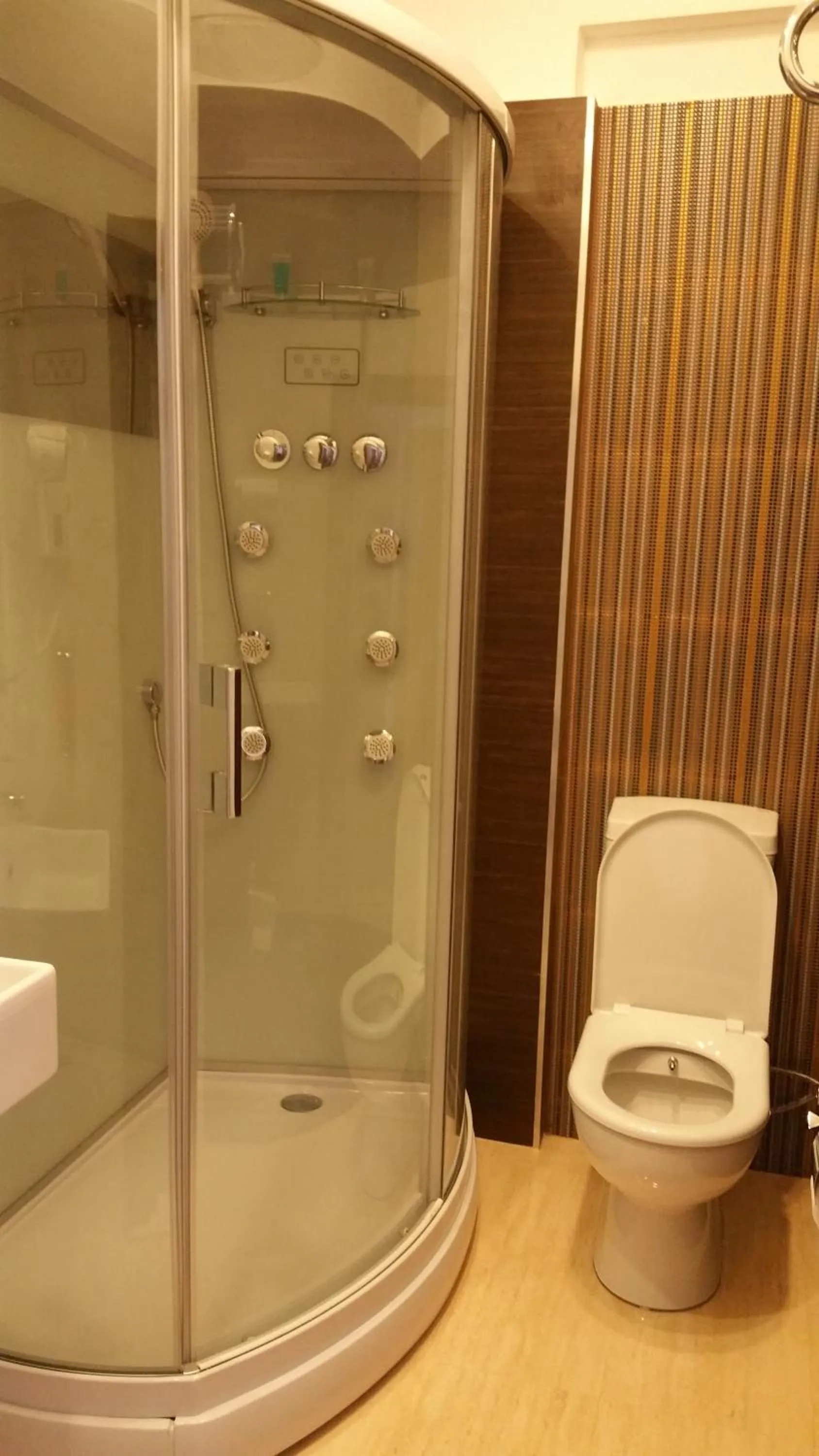 Shower in Baku Sea View Hotel