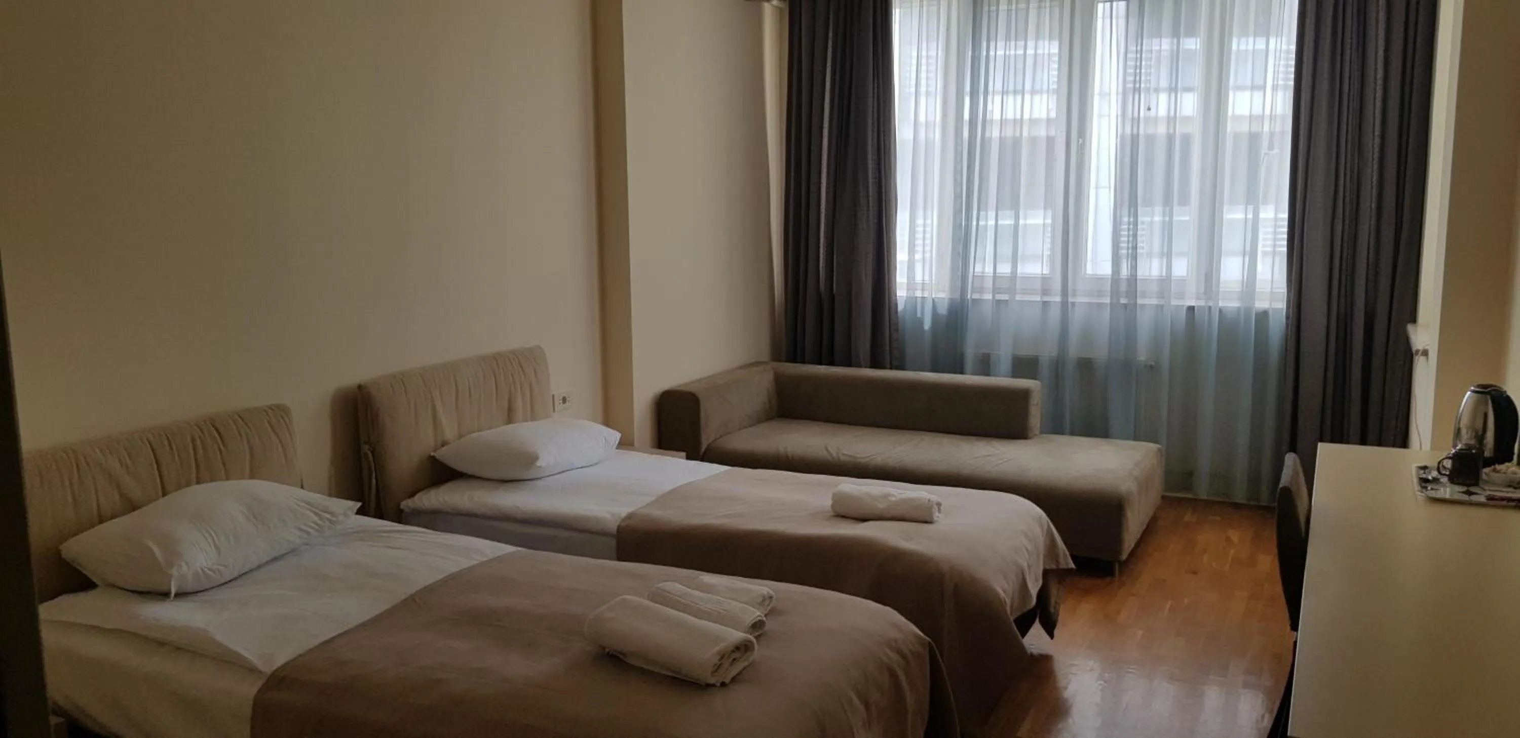 Bed in Baku Sea View Hotel