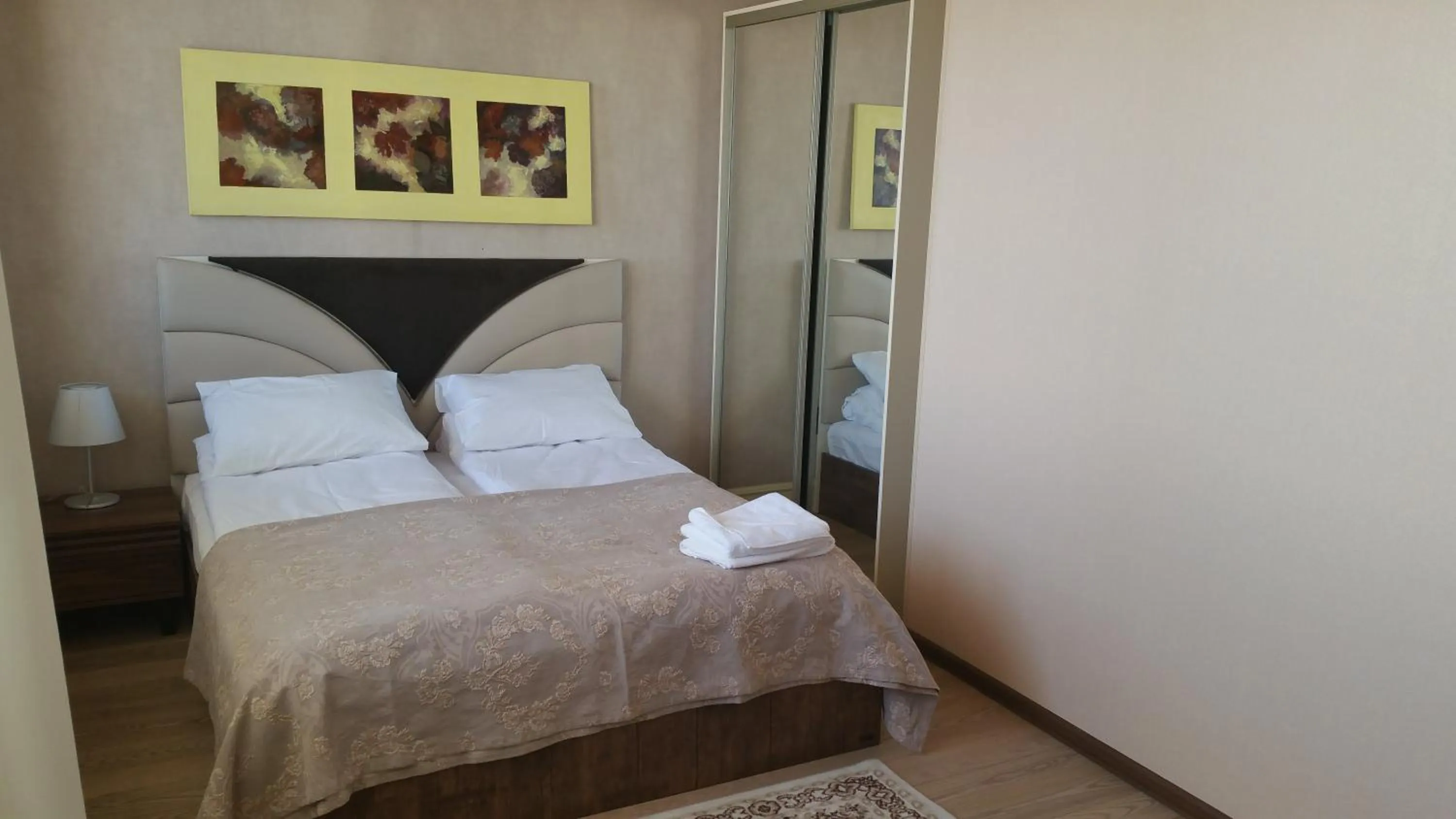 Bed in Baku Sea View Hotel