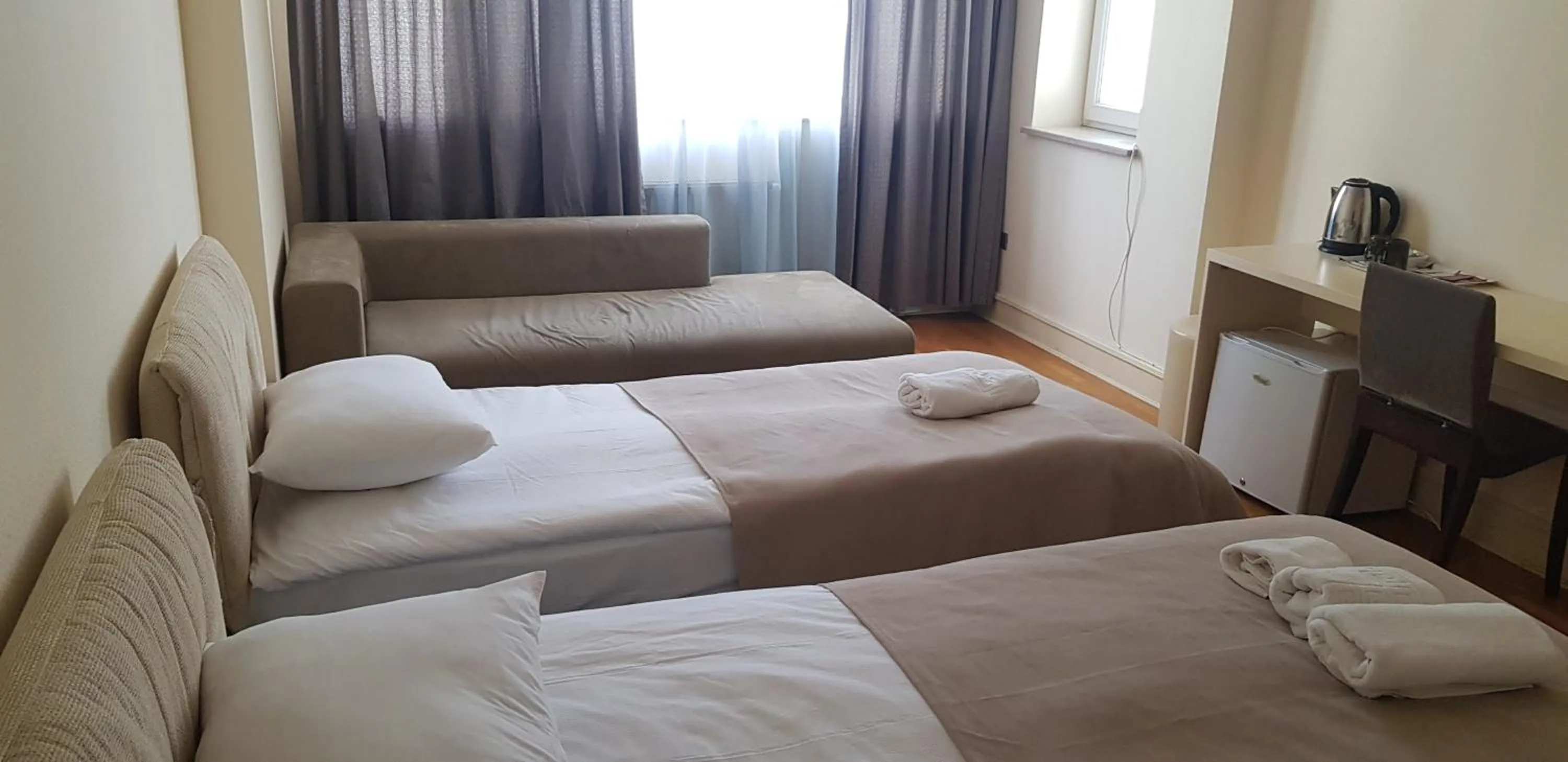 Bed in Baku Sea View Hotel