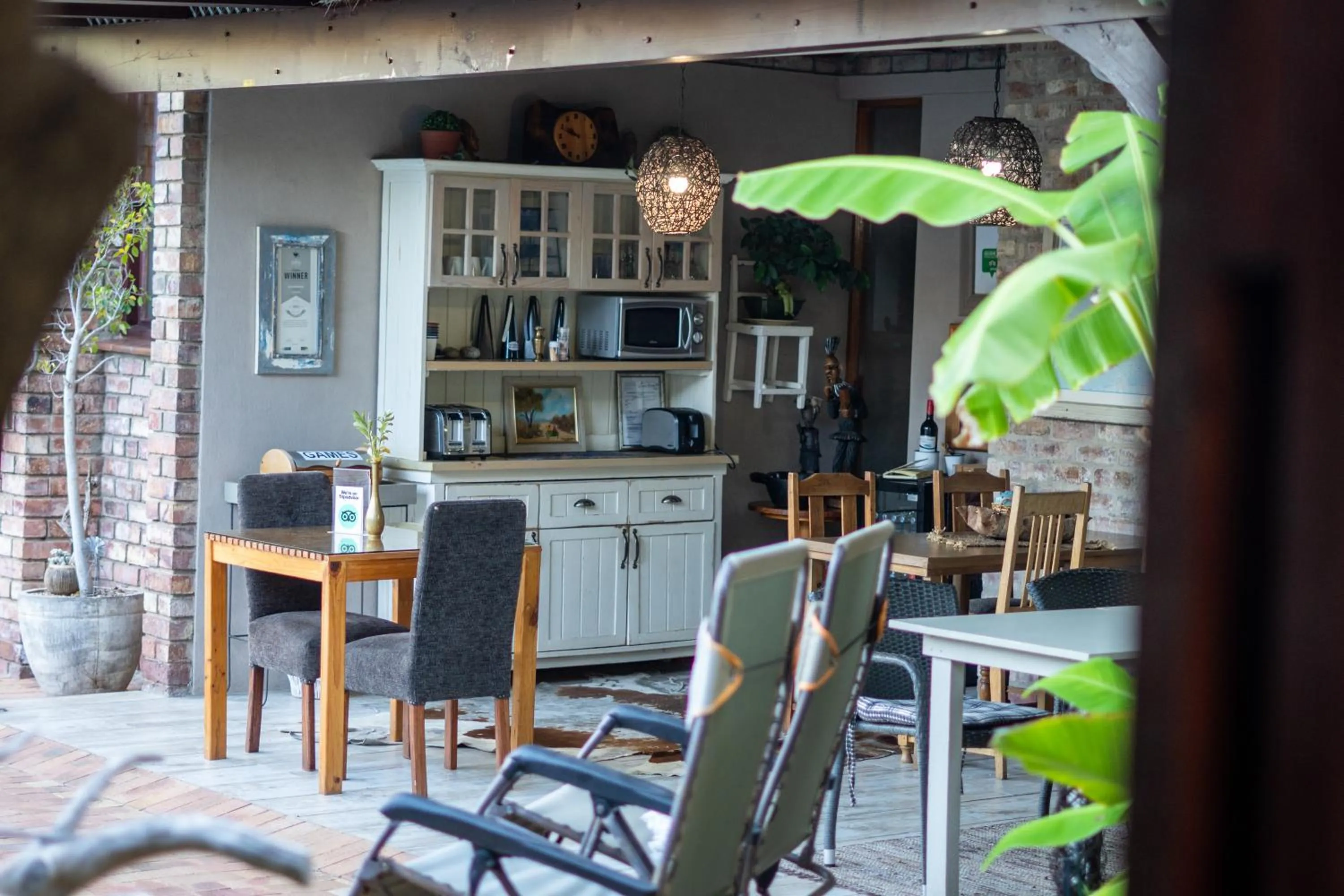 Seating area in Earthbound Guest House